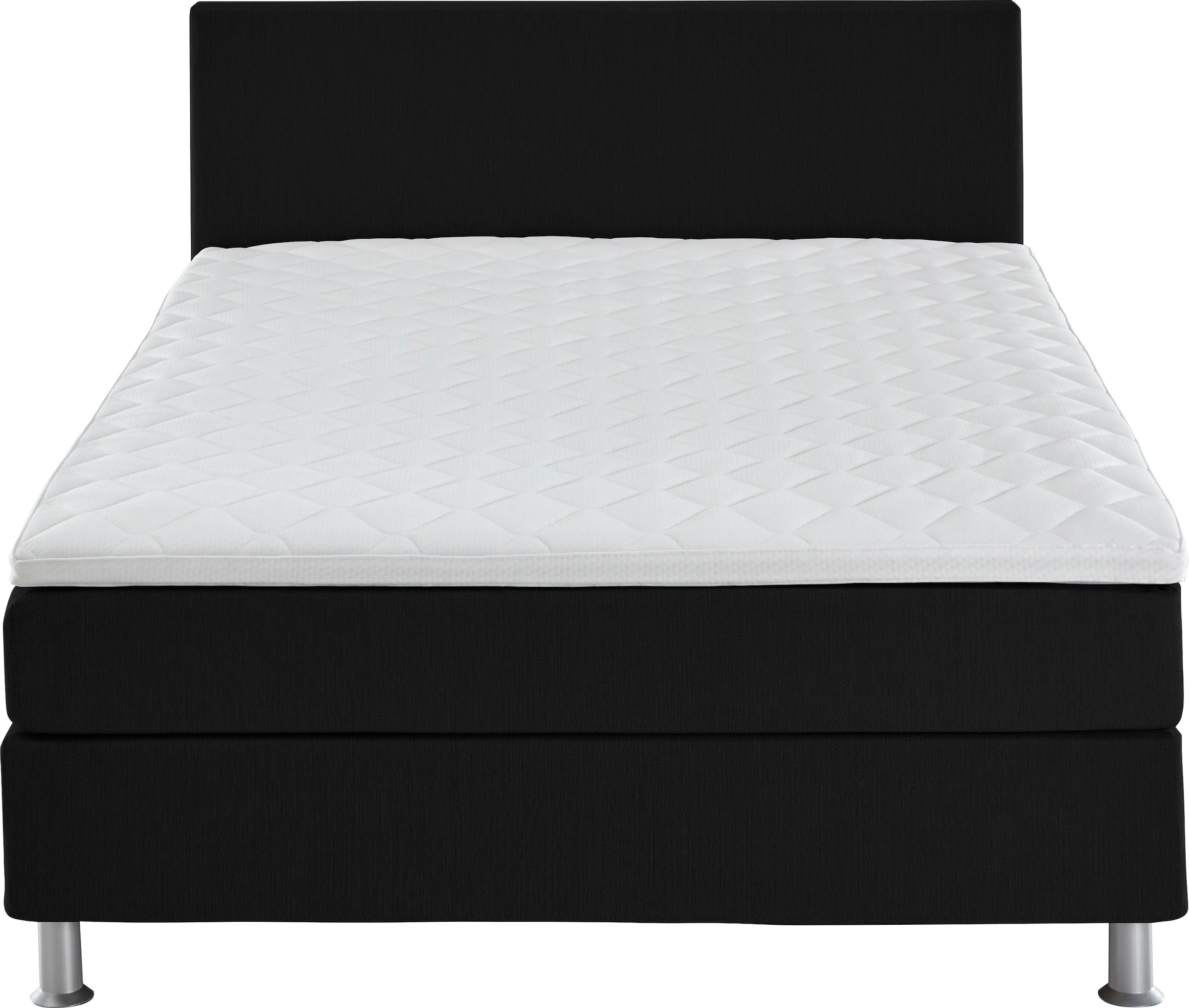 ATLANTIC home collection Boxbett »Edison« inkl. Bonnellfederkern-Matratze und Topper