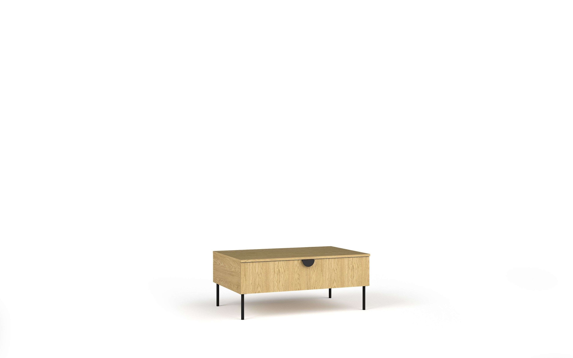 Home affaire Table basse »BELLOT Kaffeetisch mit viel Stauraum, 100x66cm, modernes Design« Beistelltisch mit zusätzlichen Aufbewahrungsschränken, goldene Akzente
