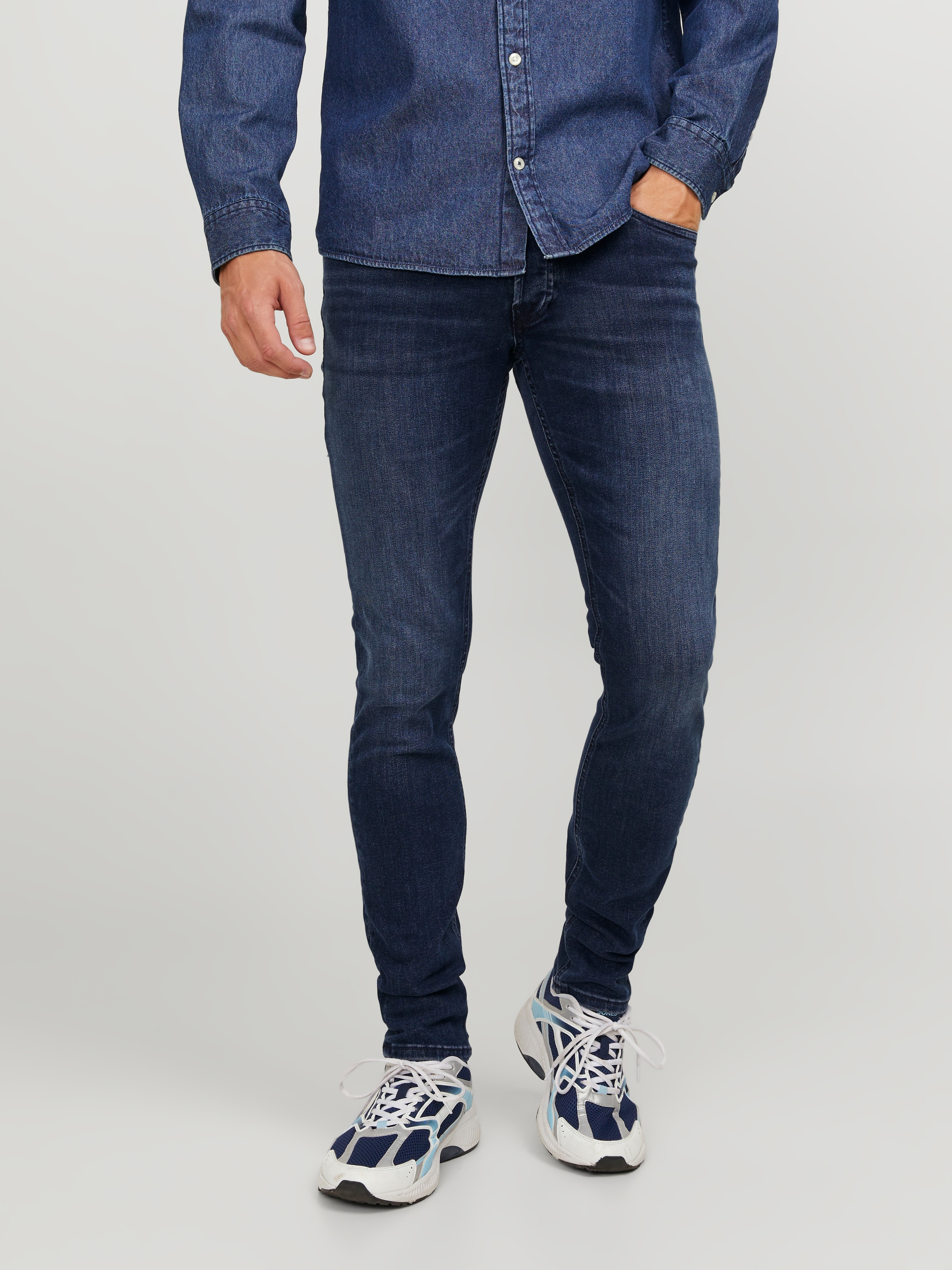 Jack & Jones Jeans slim »JJIGLENN  Slim-Fit mit Stretch und praktischer 5-Pocket-Form« Baumwollmischung, slim fit