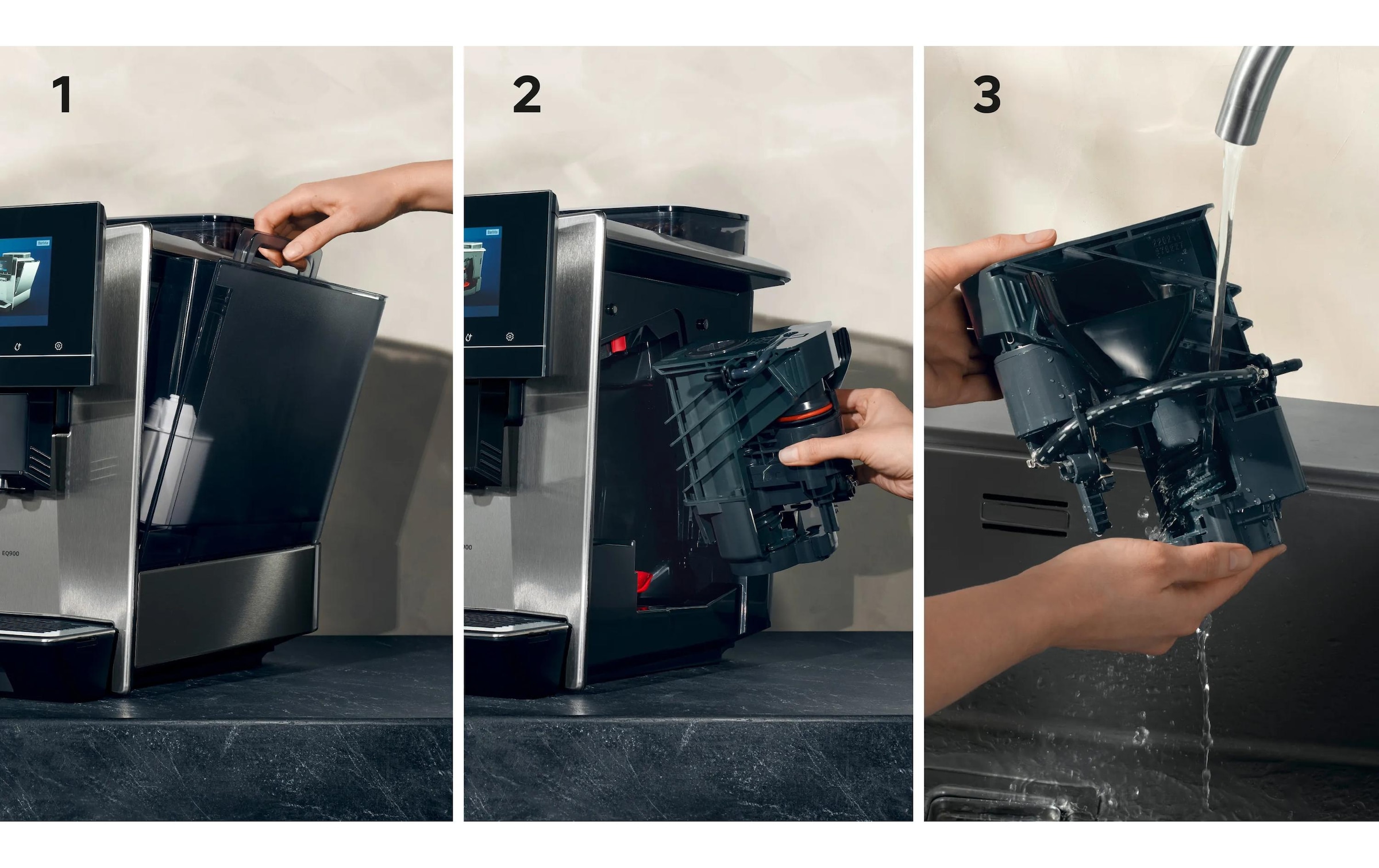 SIEMENS Machine à café automatique »EQ900 plus TQ903DZ3 Edelstahl«