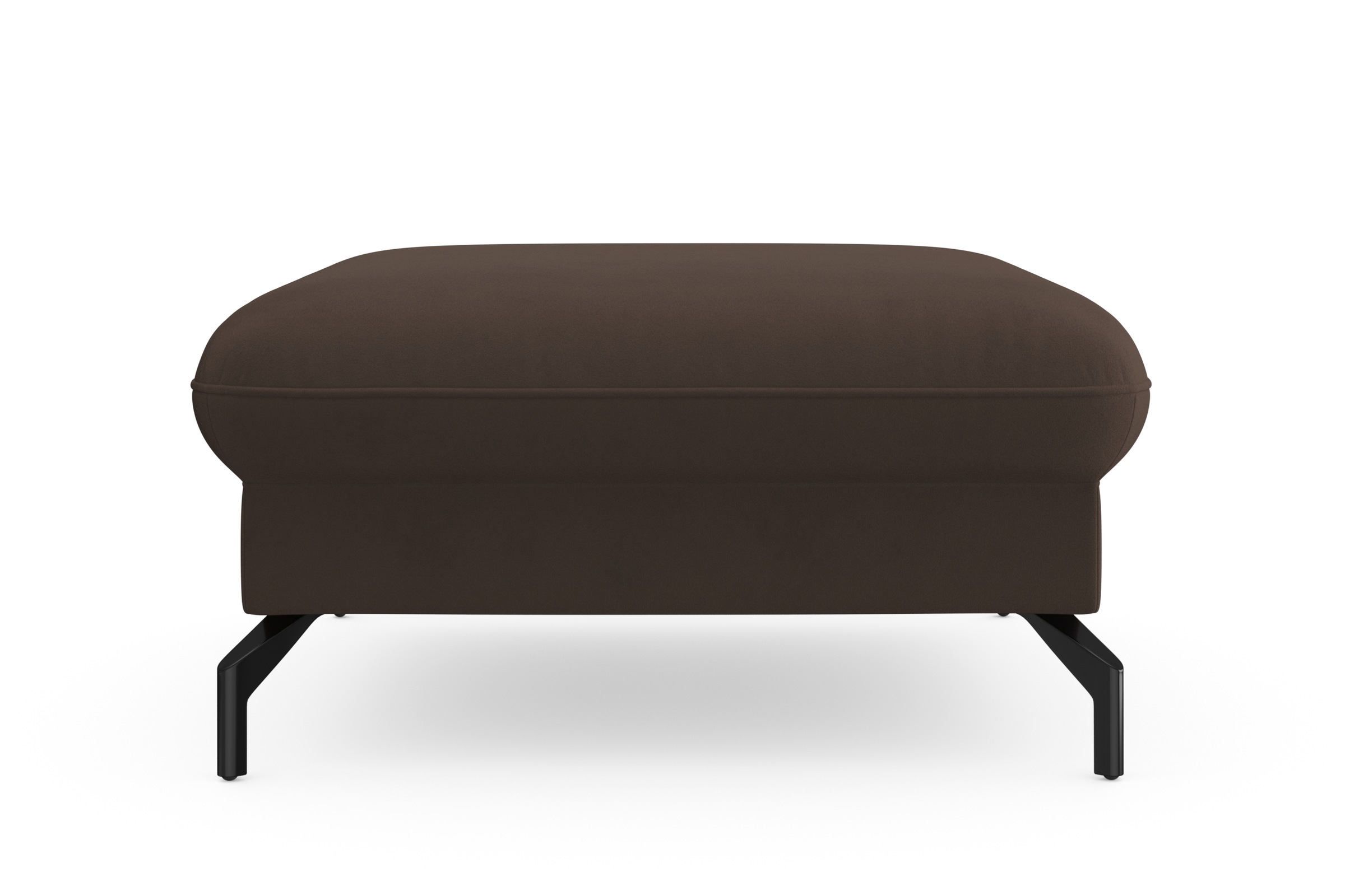 sit&more Hocker »Fashion« inklusive Federkern, mit hochwertigen, schwarzen Metallfüssen