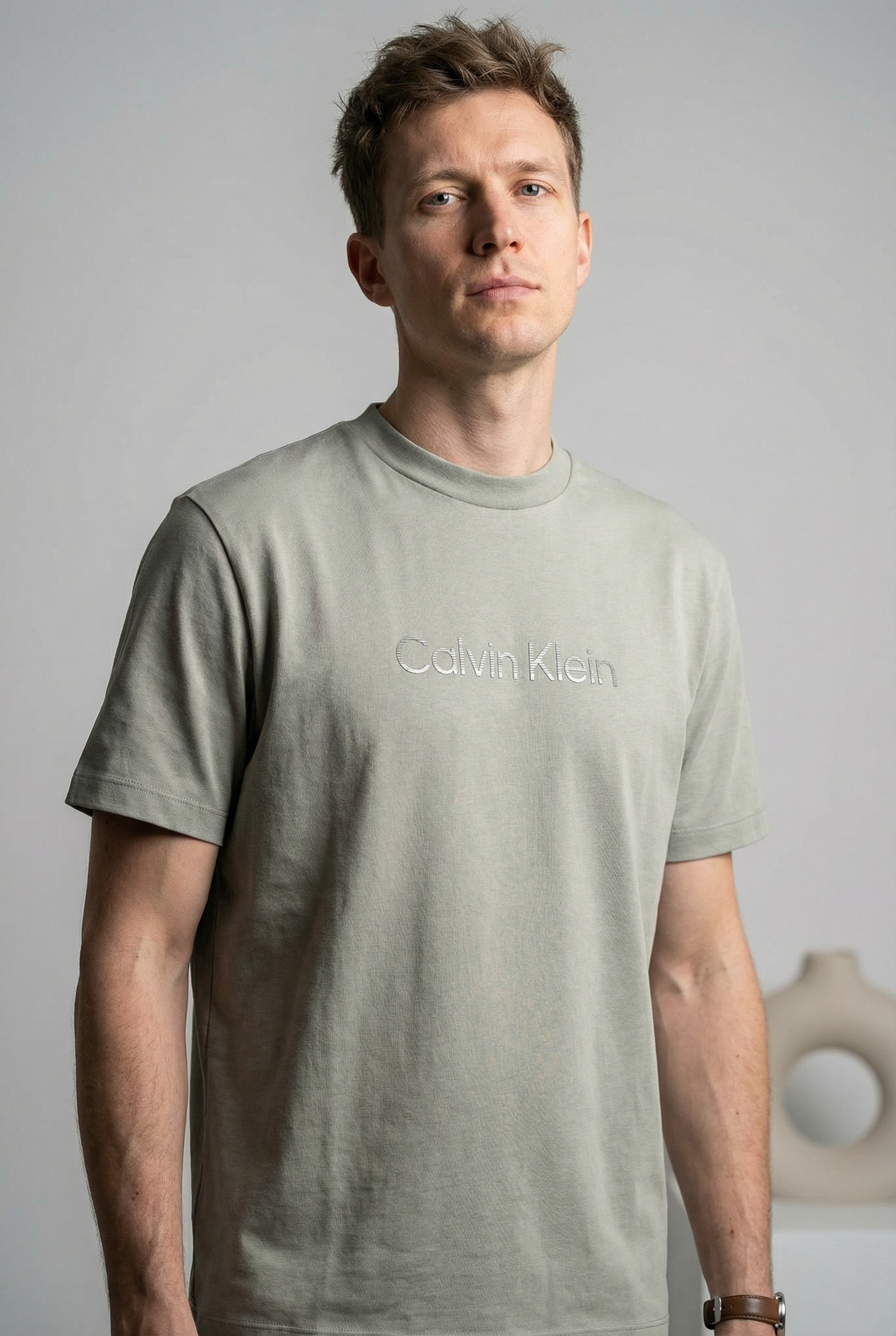Calvin Klein T-Shirt »20S EU WHOLESALE SPORTSWEAR GRAP« Regular fit mit Rundhalsausschnitt
