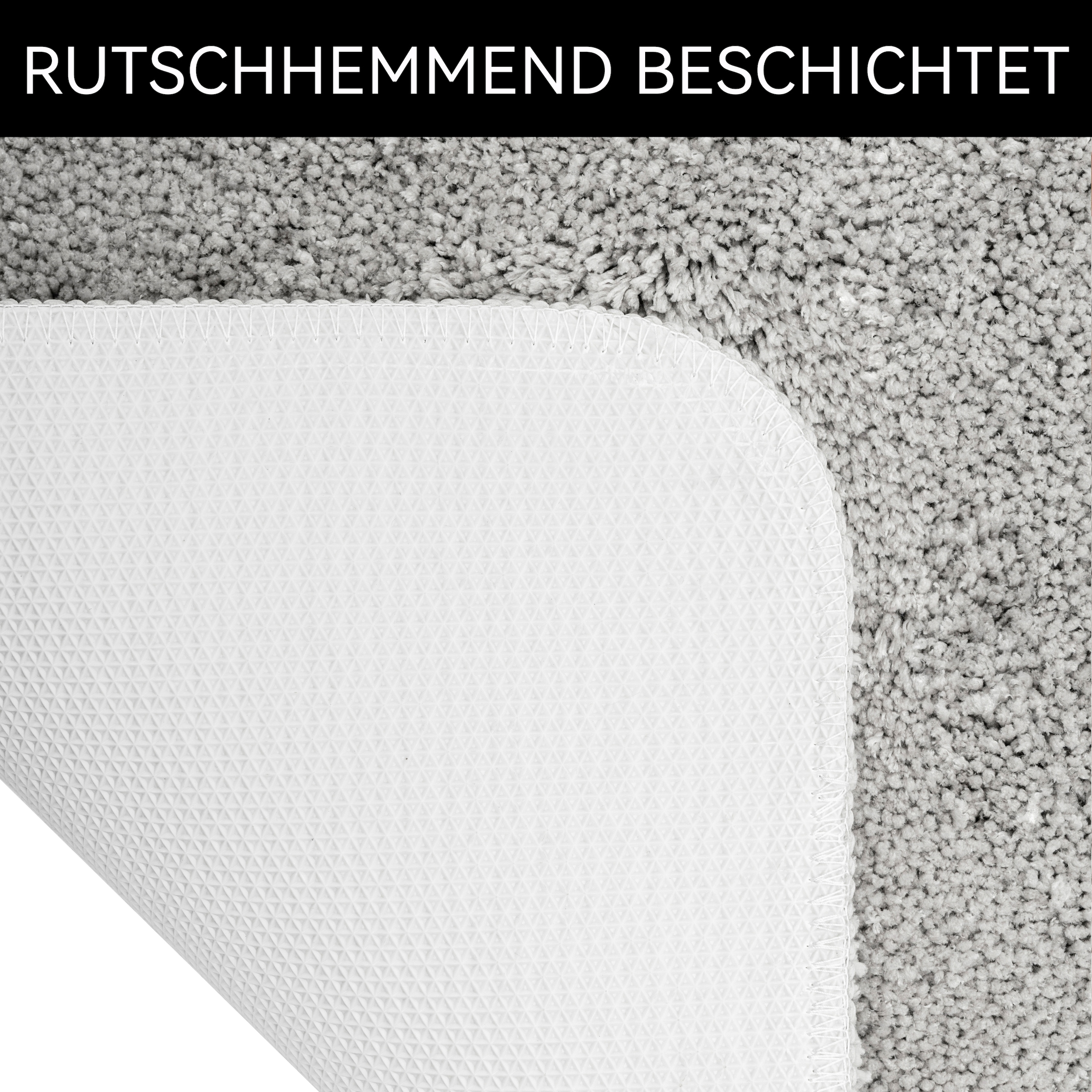 GOODproduct Badematte »Sanremo Premium, Badvorleger, Badezimmer Teppich, sehr weich« Höhe 35 mm rutschhemmend beschichtet fussbodenheizungsgeeignet | schnell trocknend Badteppich, unifarben, rechteckig & als 3-tlg. Set erhältlich