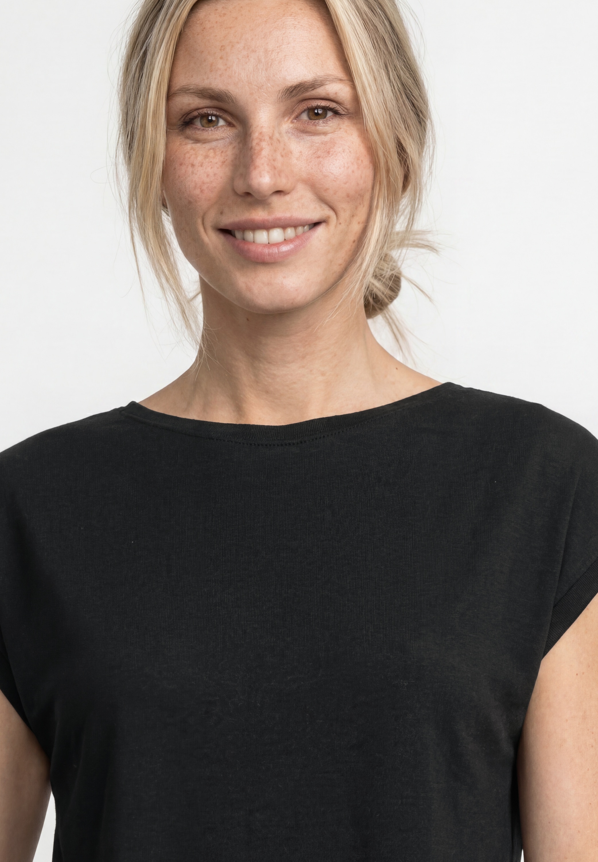 STREET ONE Haut de chemise t-shirt d’été avec fronces
