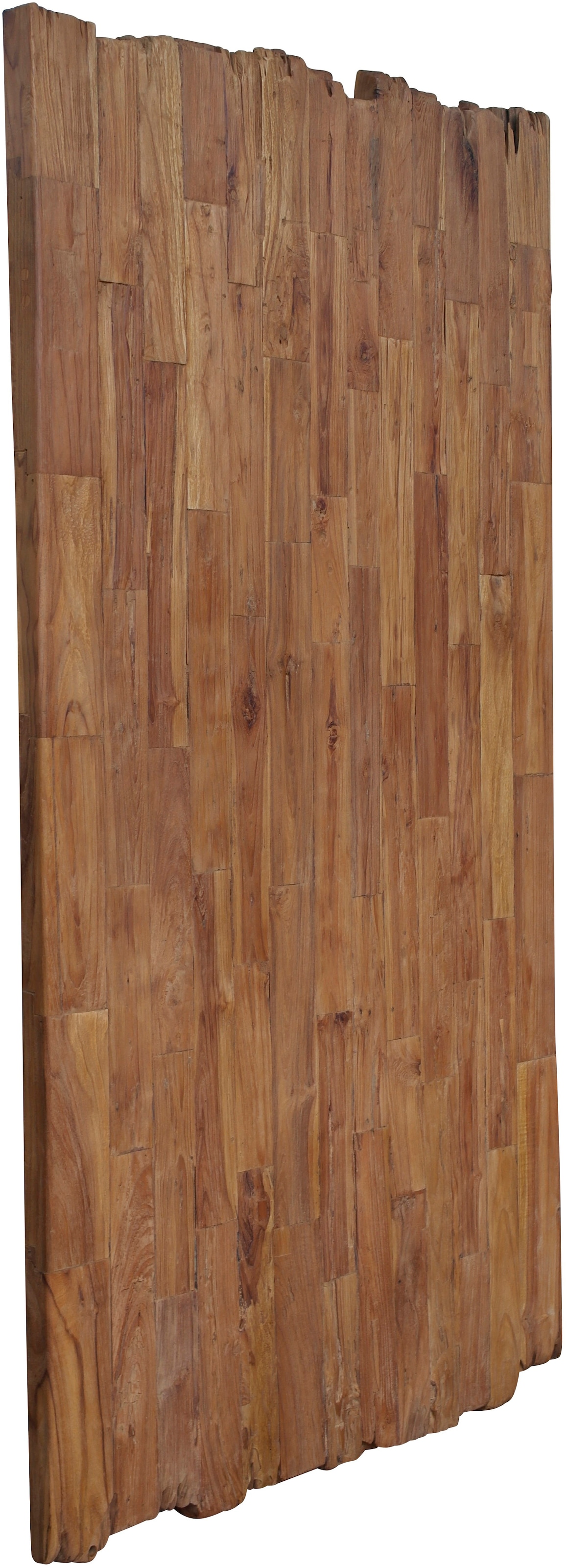 SIT Plateau de table »Tivoli aus recyceltem Teakholz mit rustikaler Bruchkante« 1 cuis tlg. Plateau de table épais de 50 mm avec bord marqué irrégulier