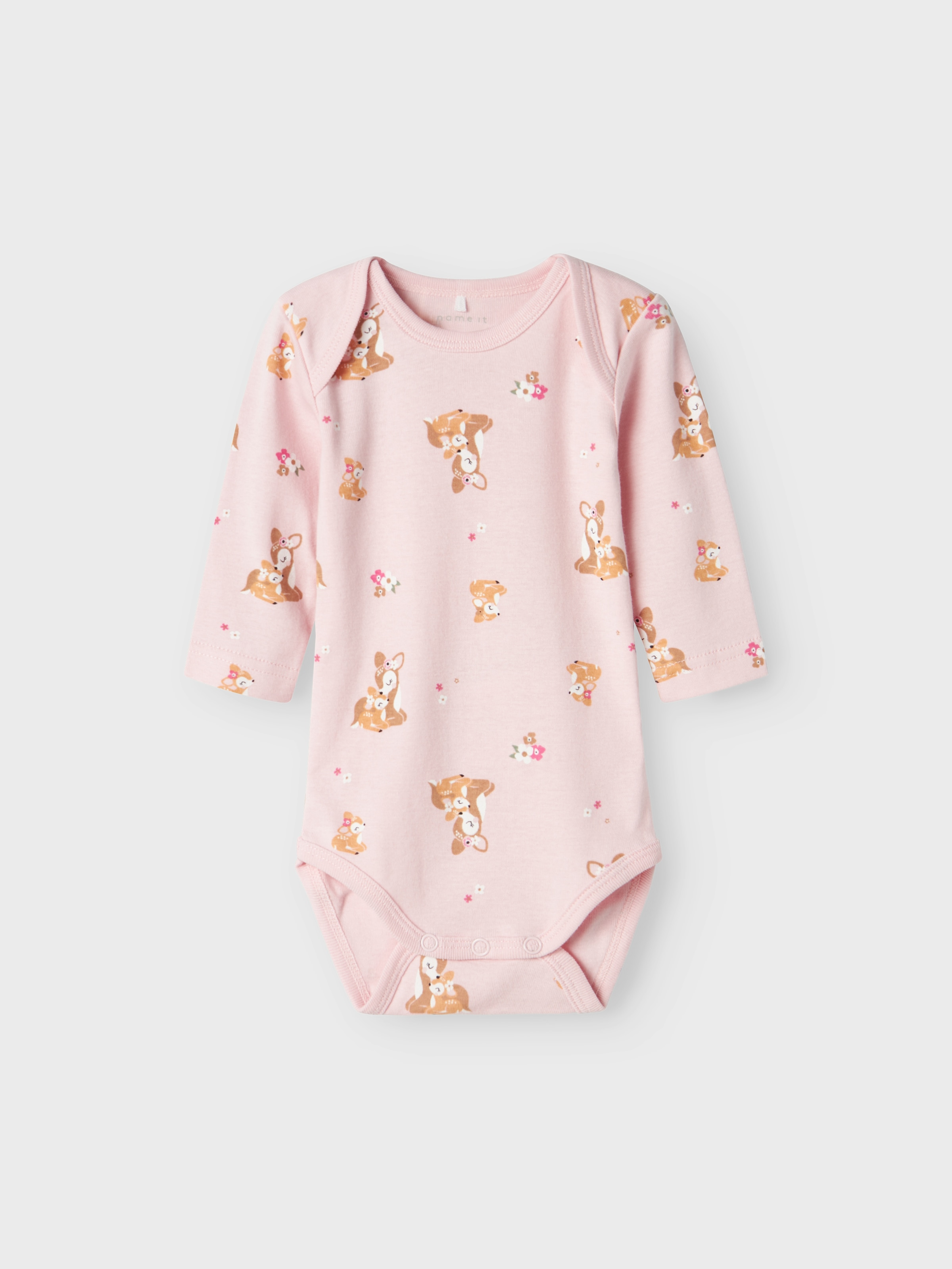 Name It Body à manches longues »NBFBODY 3P LS IBIS ROSE DEER NOOS« Packung, 3 cuis