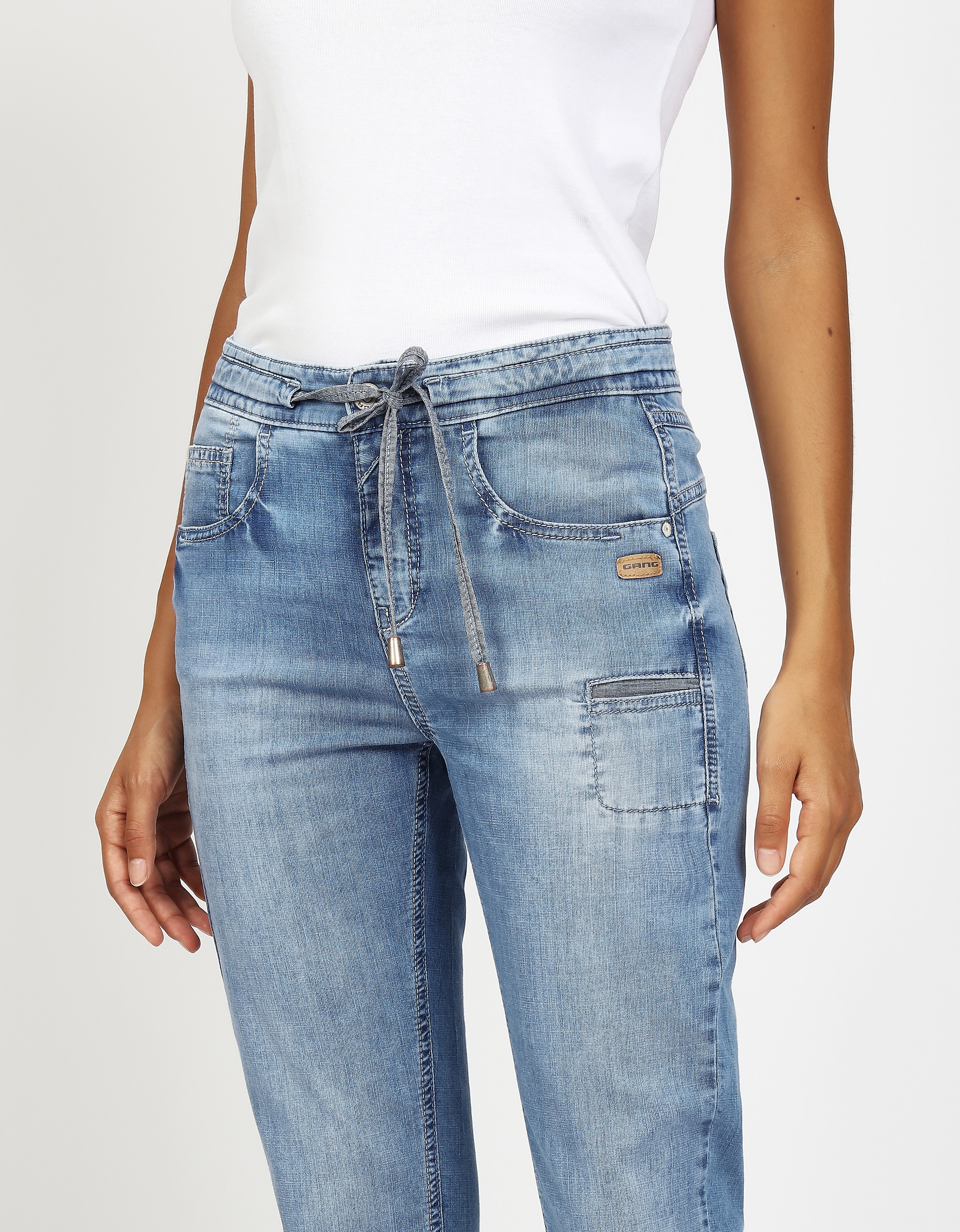 GANG Jeans à 5 poches »94AMELIE JOGGER« mit Tunnelzug, Relaxed Fit