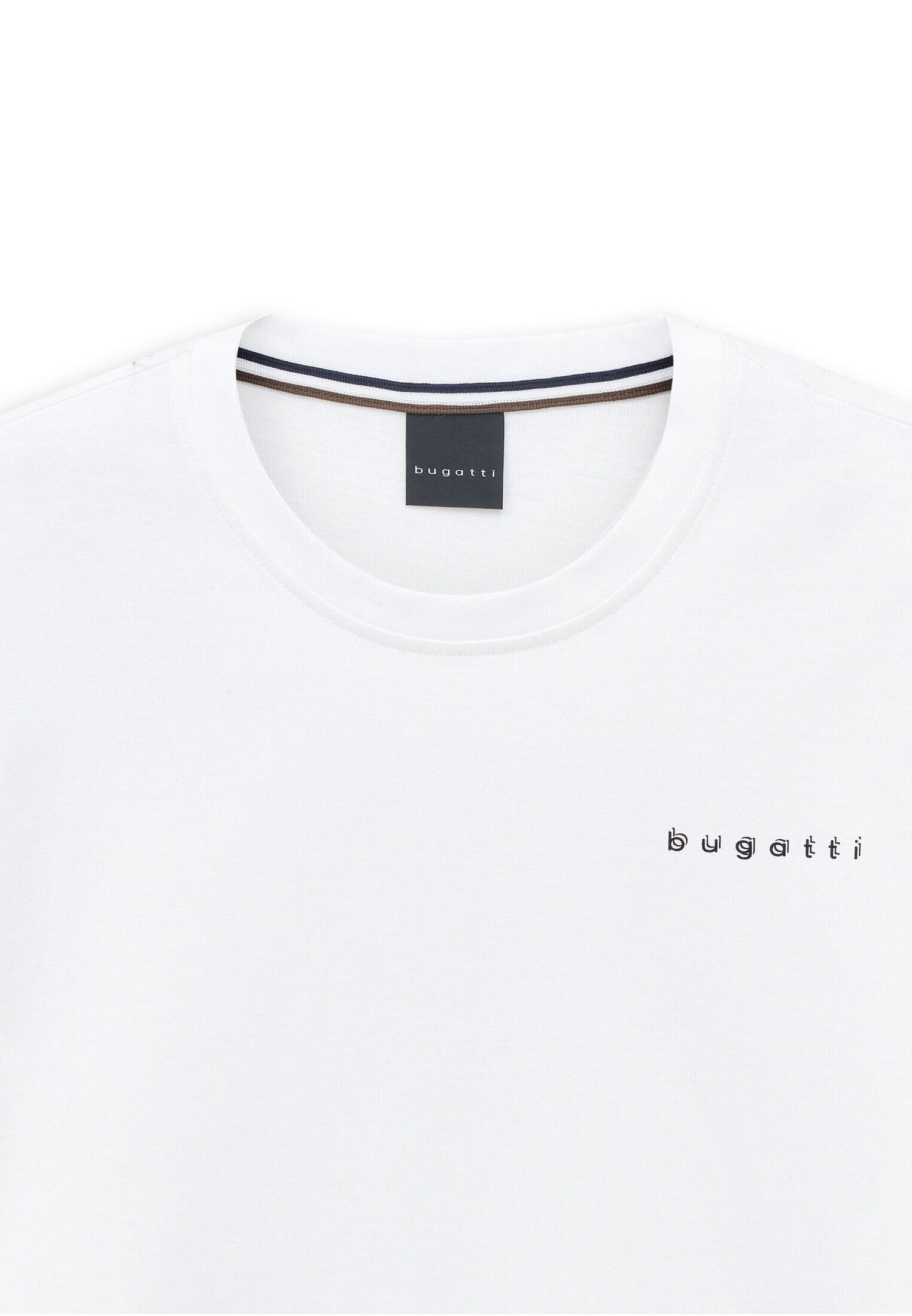 bugatti T-shirt à manches longues »Basic« en coton Modern Fit
