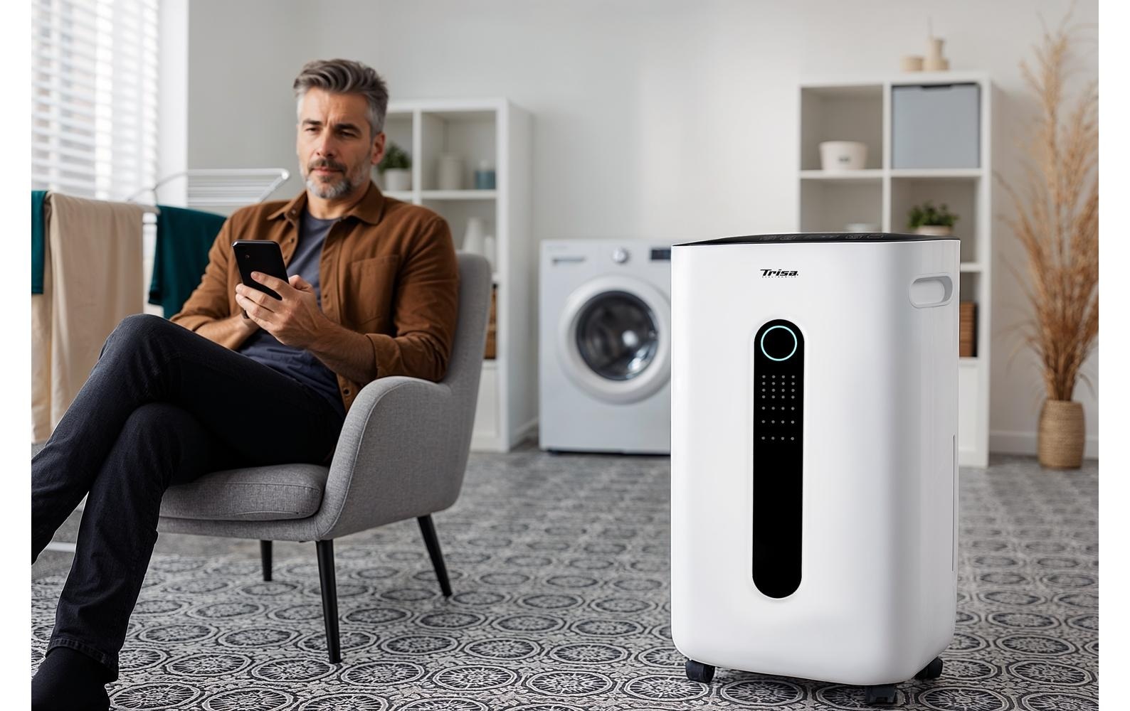   Luftentfeuchter »Dry Mate Pro 40 m²« Entfeuchtung 20 l/Tag Tank 6,5 l Leistungsaufnahme Betrieb: 420W