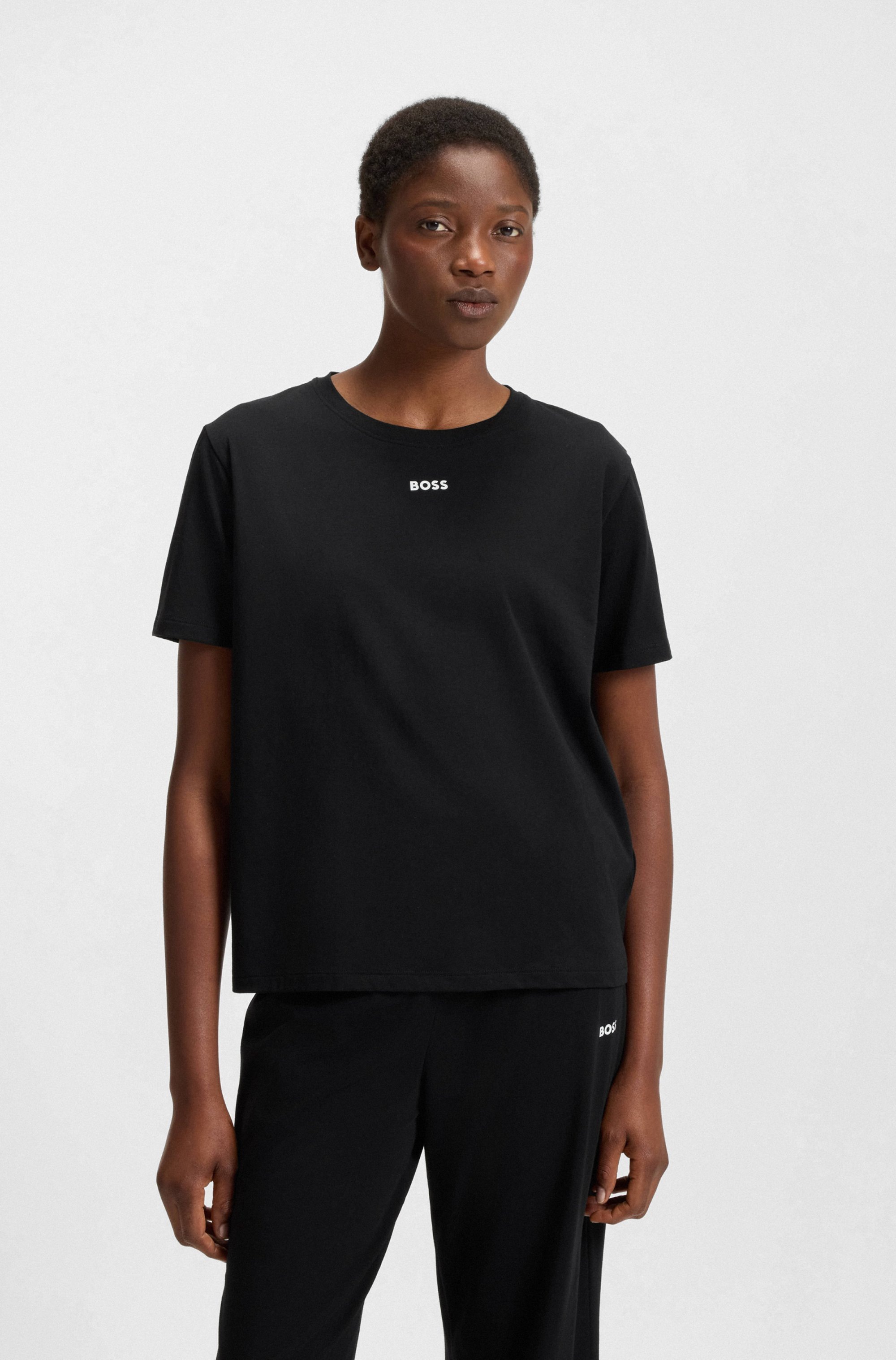 BOSS Pyjama »CI Short Set« 2 pièces zweifarbig, Rundhals