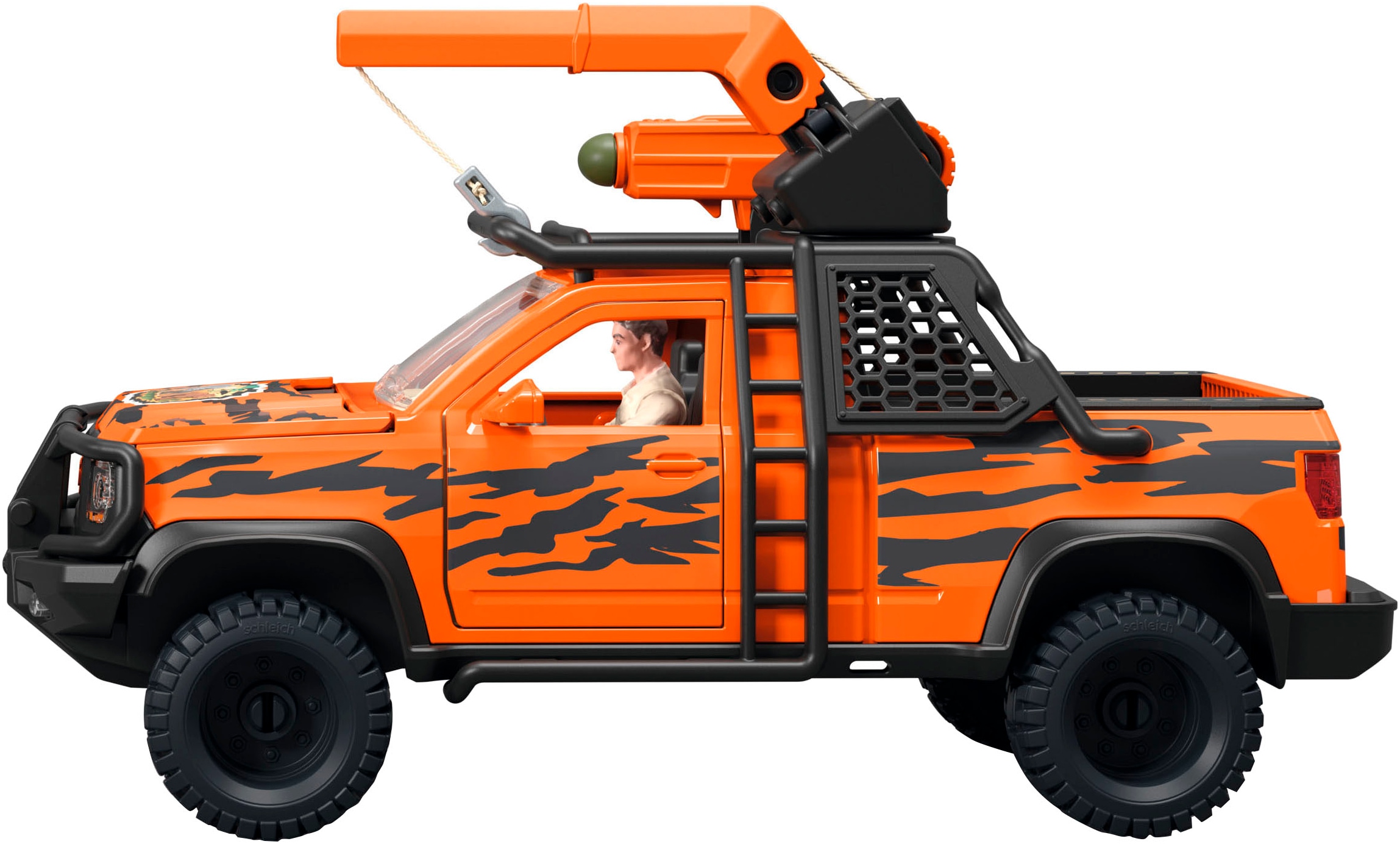 Schleich® Spielfigur »WILD LIFE, Abenteuerfahrzeug im Dschungel (42720)«