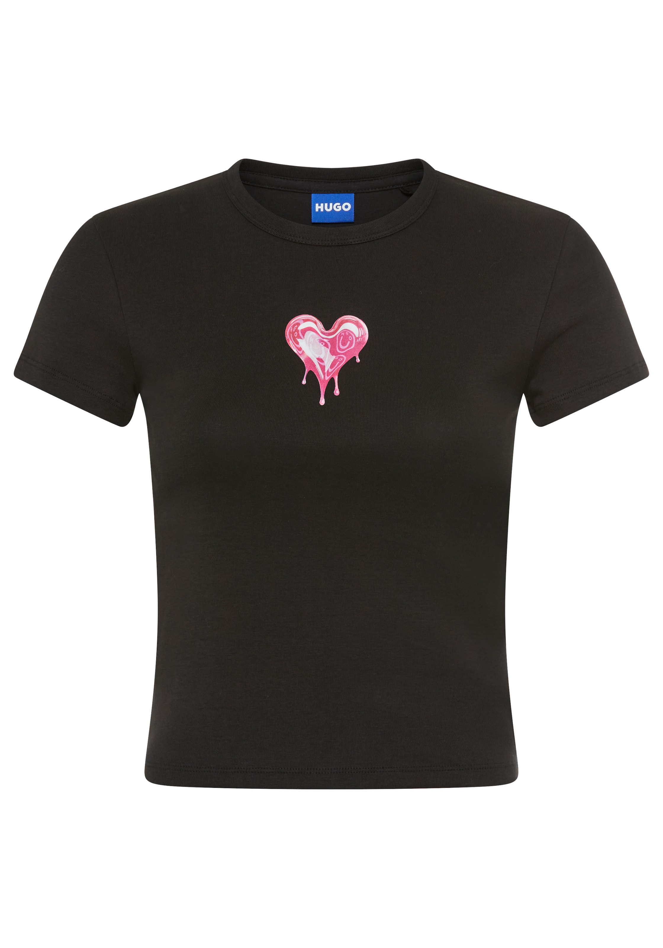 HUGO Blue T-shirt »Dever« im Slim Fit, Rundhals