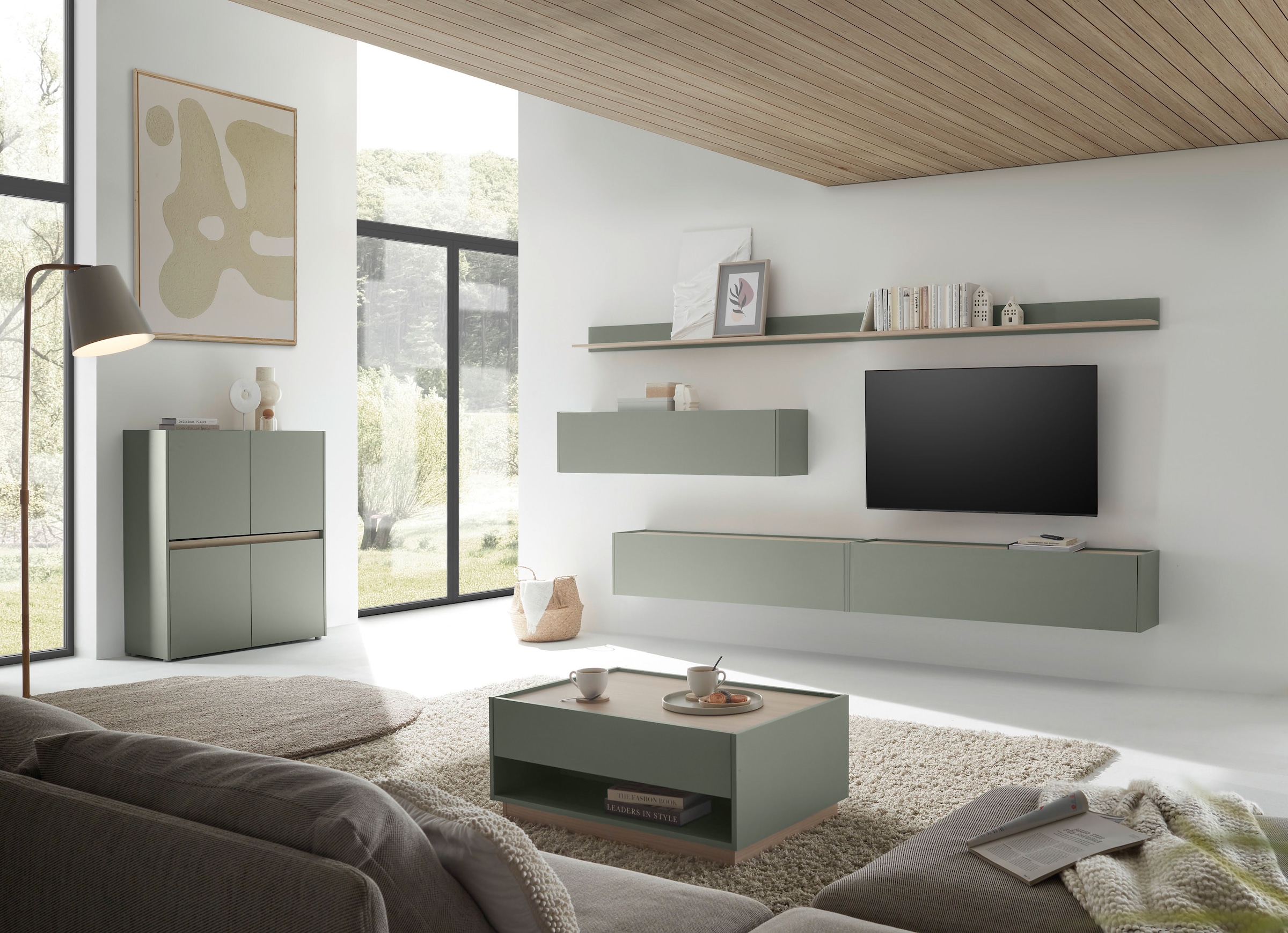 Home affaire Buffet haut »City/Giron, moderner Schrank, Kommode, Stauraumschrank, Hochschrank« zeitlos, modern, ausreichend Stauraum, vielseitig einsetzbar