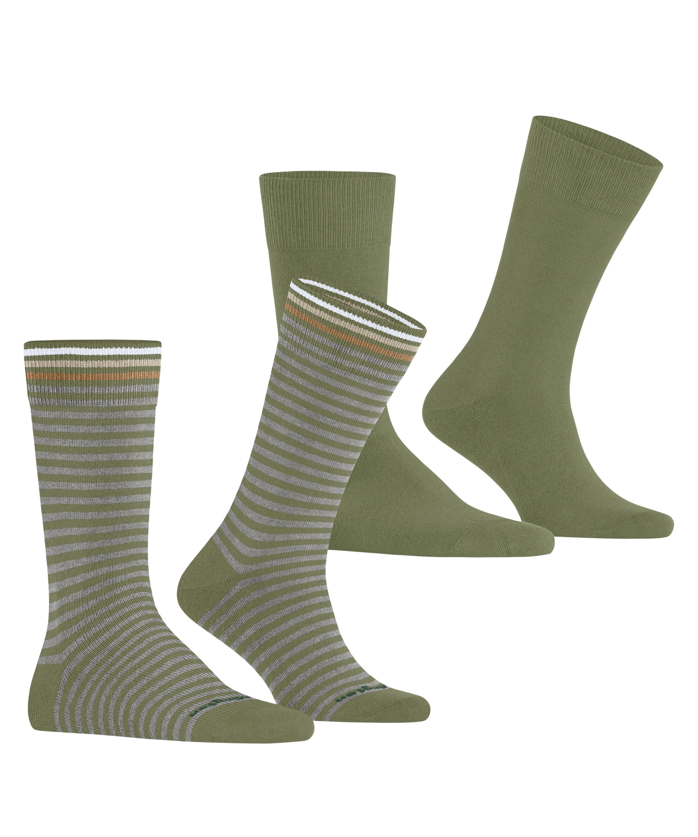 Burlington Chaussettes »Everyday Stripe« 2 paires,  taille unique 40-46, rayé et uni