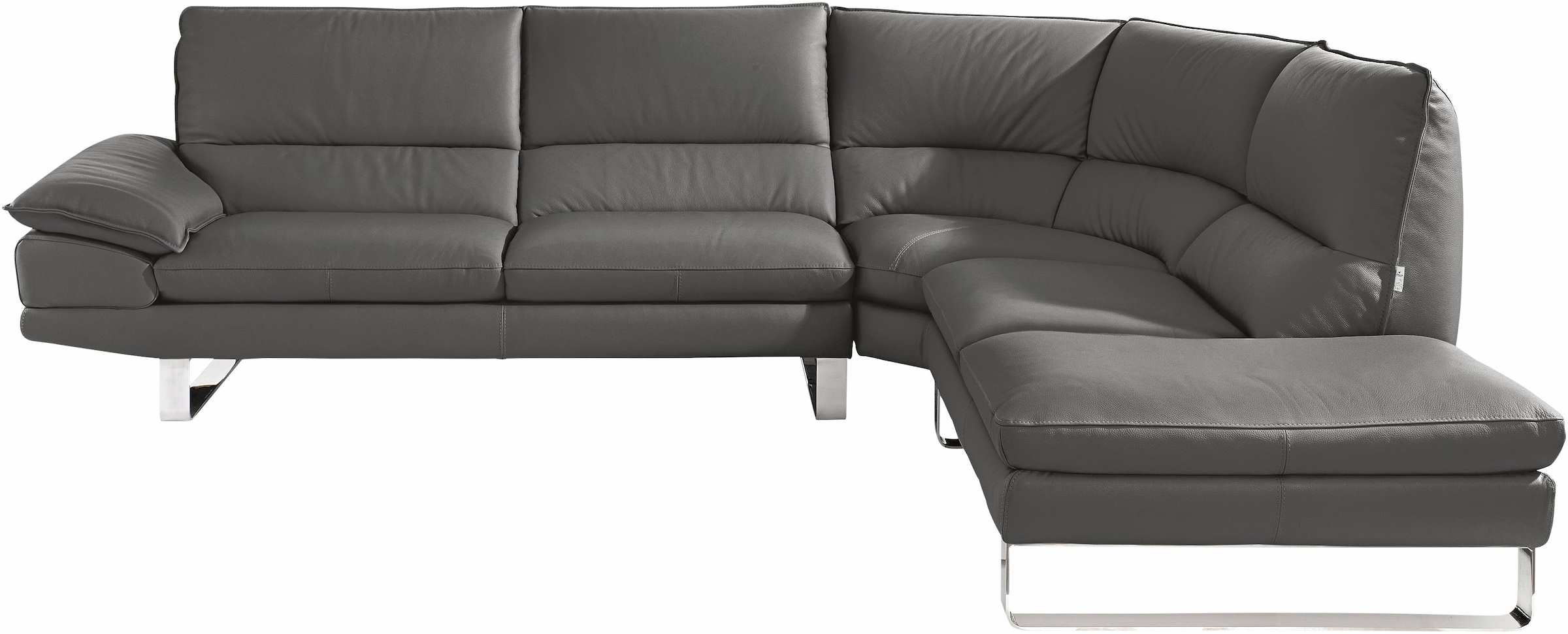 CALIA ITALIA Canapé d'angle »Dave, italienisches Designsofa mit erstklassigem Sitzkomfort, L-Form« mit tollen Lederbezügen