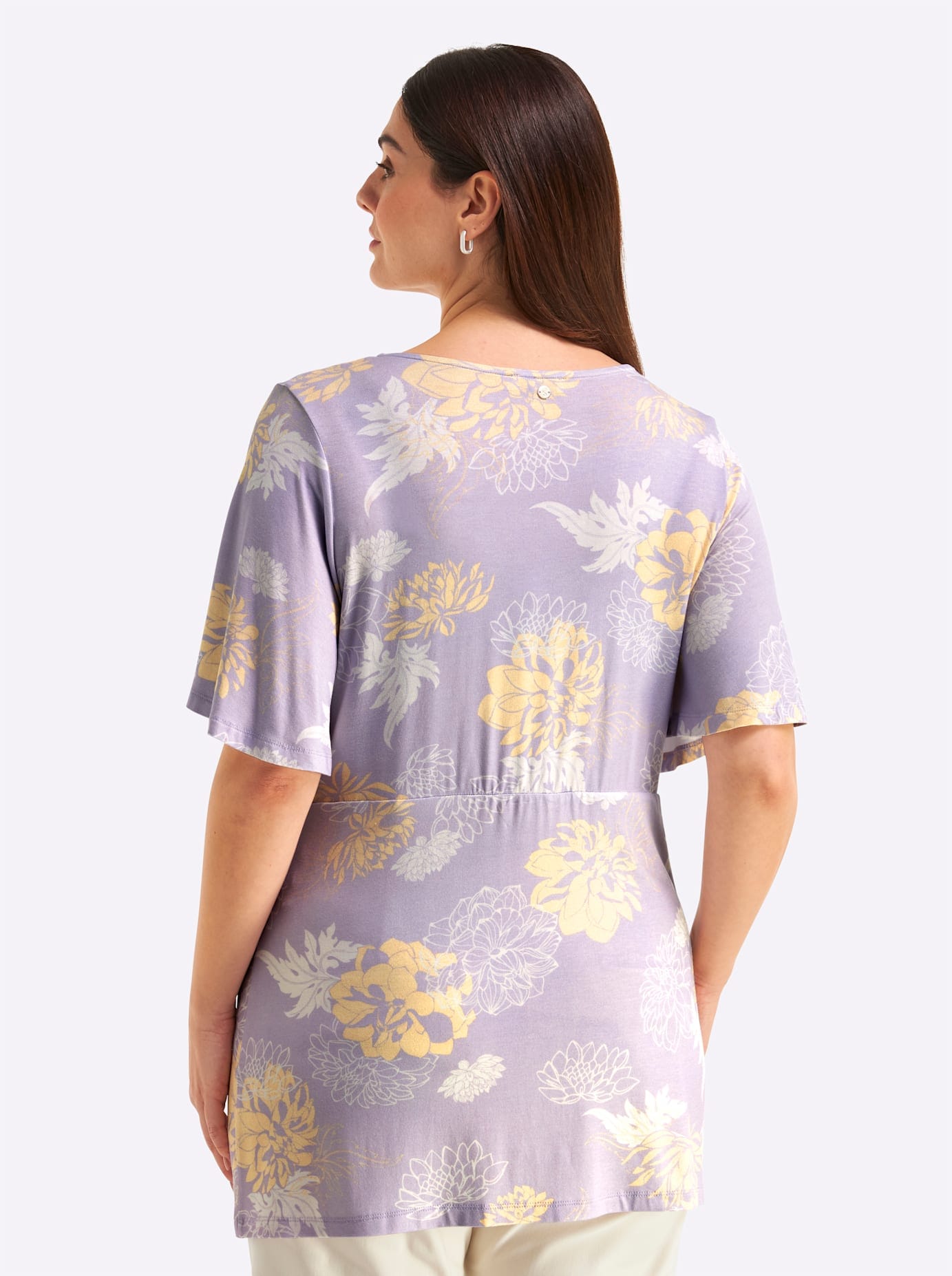 Sheego T-shirt en V »Halbarmshirt« 1