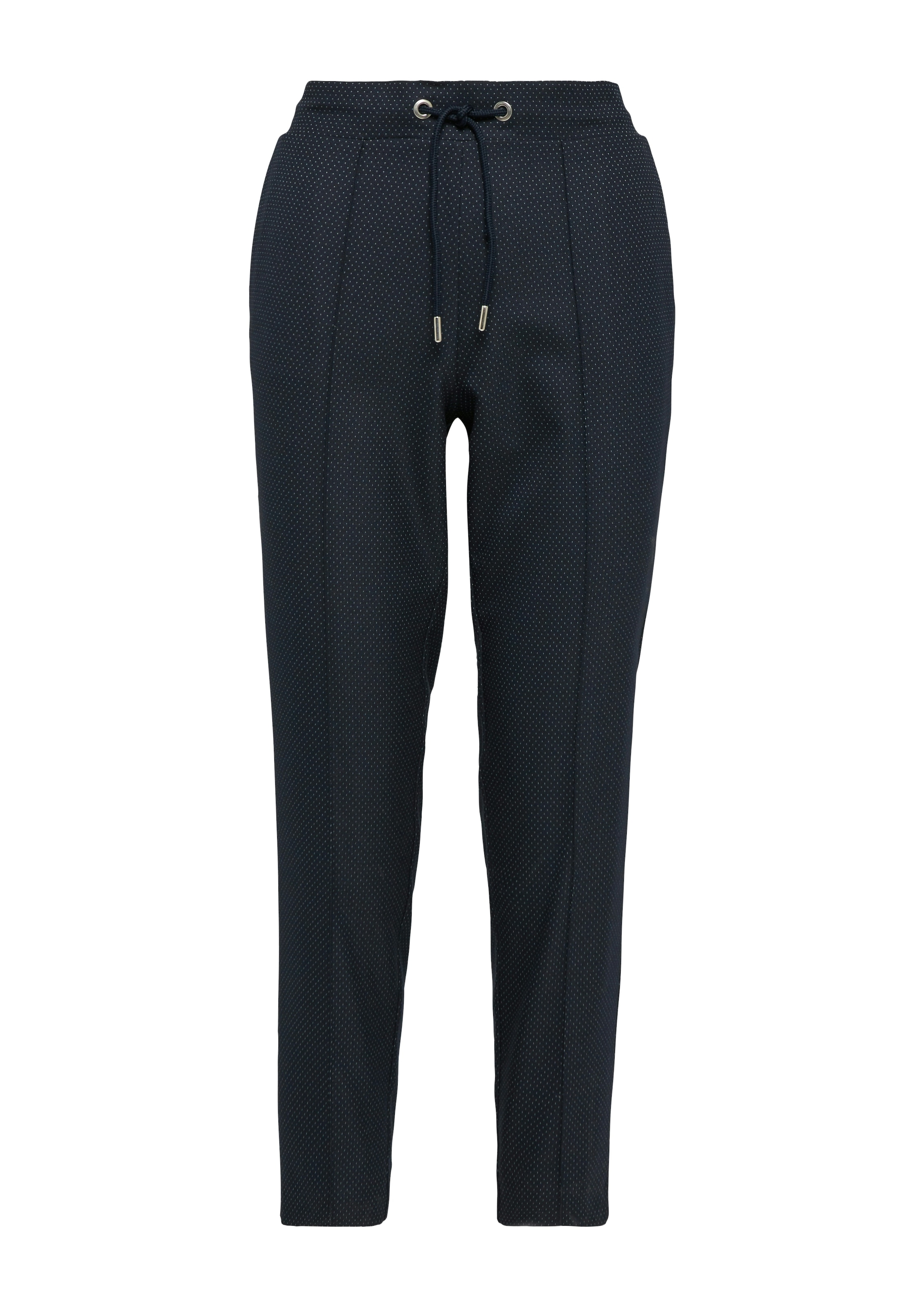 s.Oliver BLACK LABEL Pantalon de jogging  à pois, avec stretch