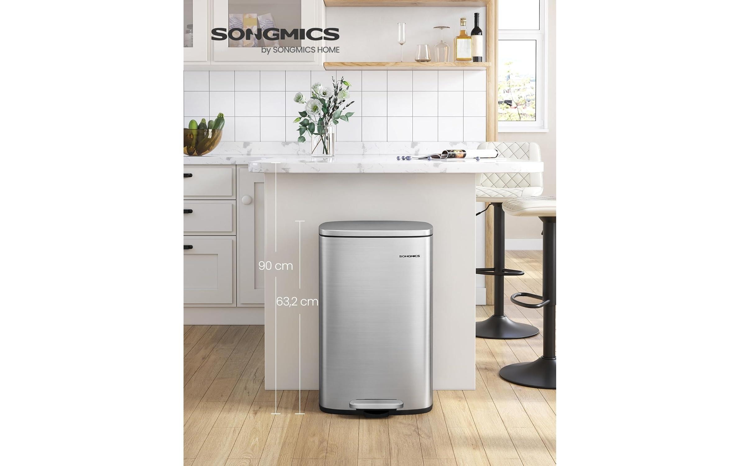 SONGMICS Mülleimer »50 l« 1 Behälter