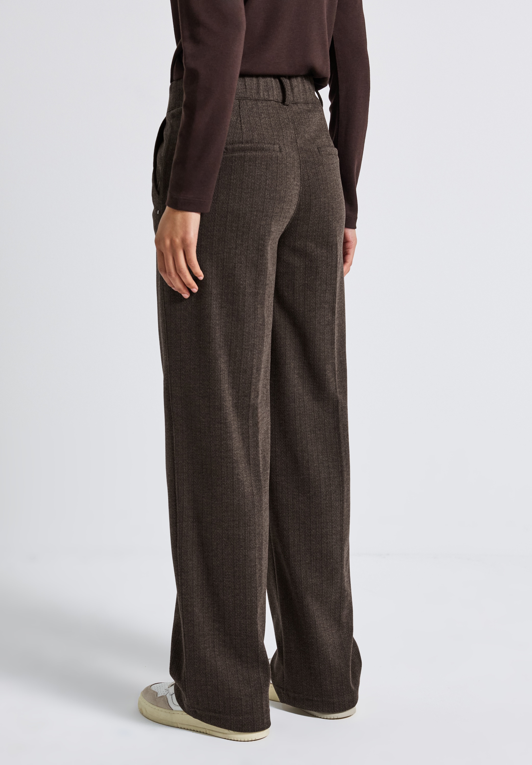 STREET ONE Stoffhose  im Nadelstreifen-Look