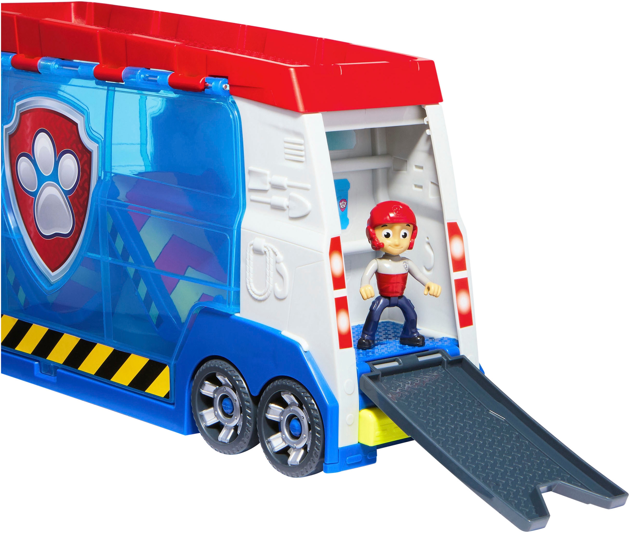 Spin Master Spielzeug-Transporter »Paw Patrol - Paw Patroller 3.0« mit Soundeffekt; inkl. Ryder mit Quad