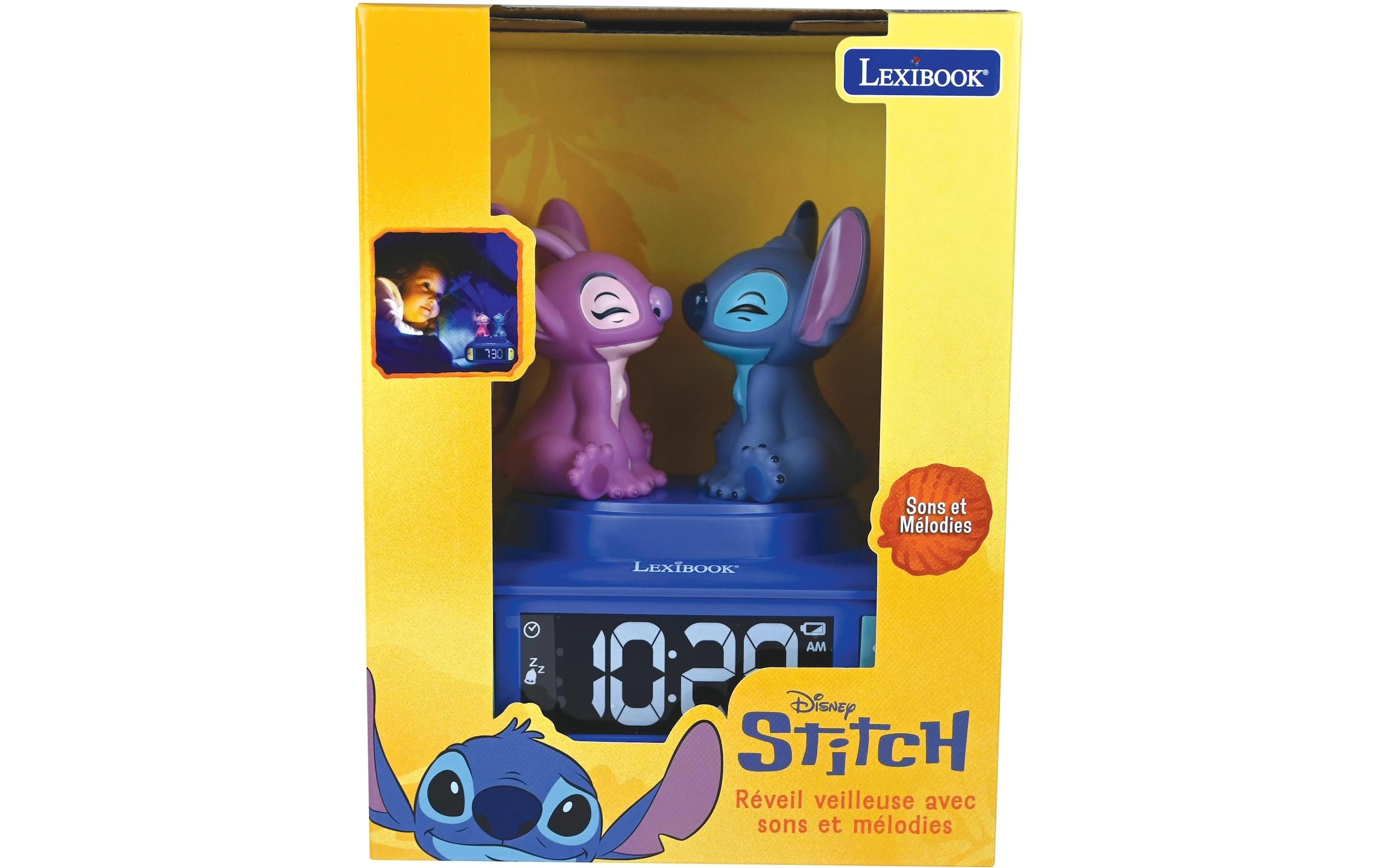 Lexibook® Kinderwecker »Stitch & Angel«