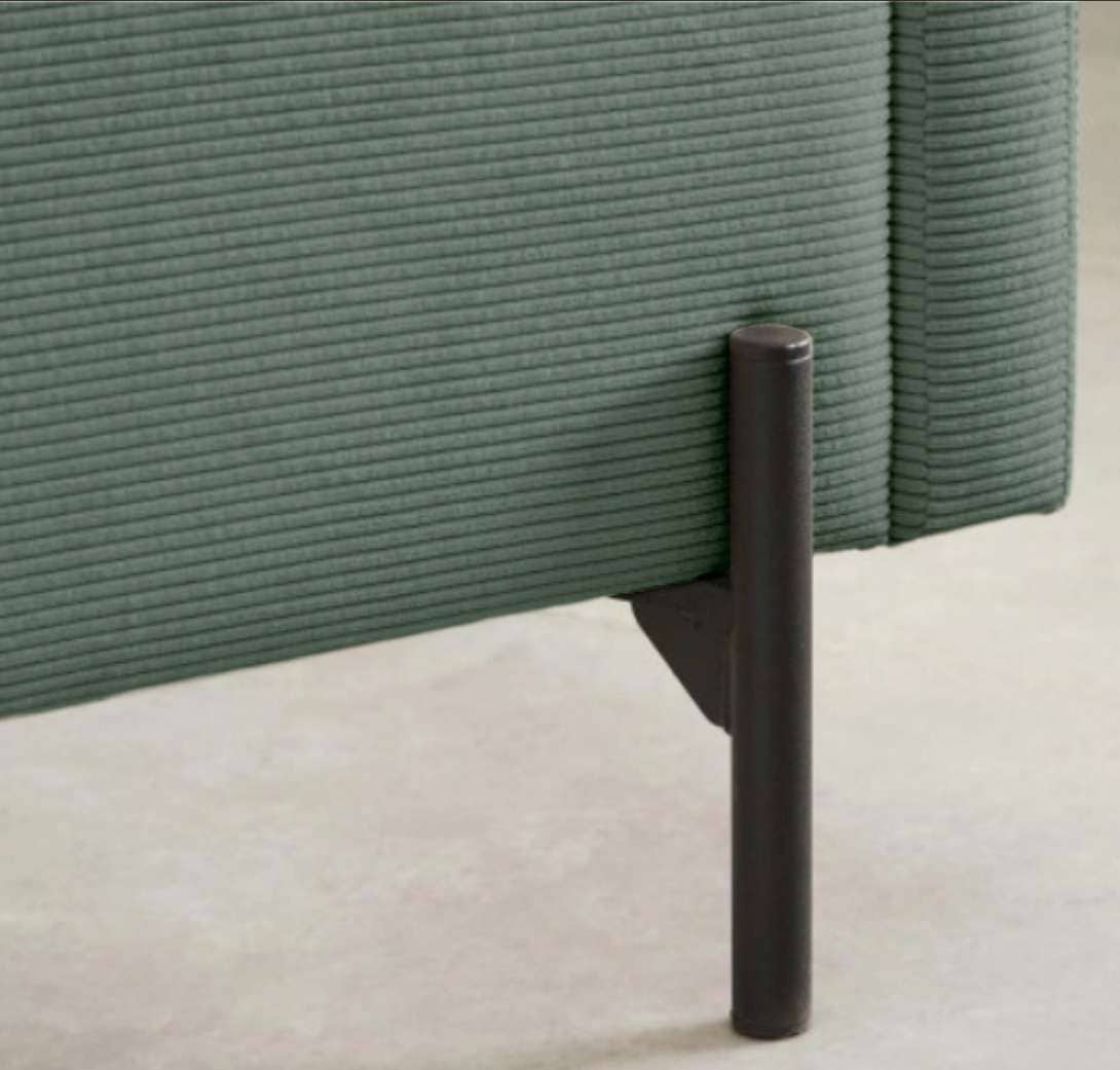 Home affaire Polsterbett »LAVOISIER Bettgestell mit Lattenrost, Breite 140/160/180/200 cm, Cord« Rahmenbett mit Kopfteil, ohne Matratze und Topper
