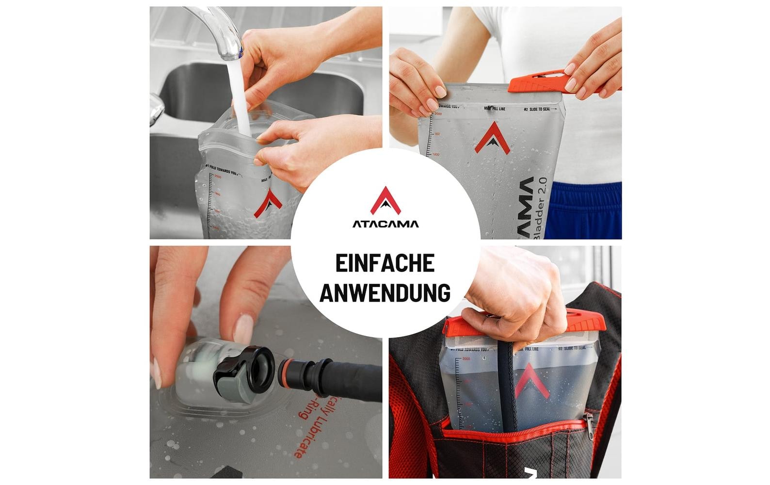   Fahrradrucksack »Atacama  mit Trinkblase«