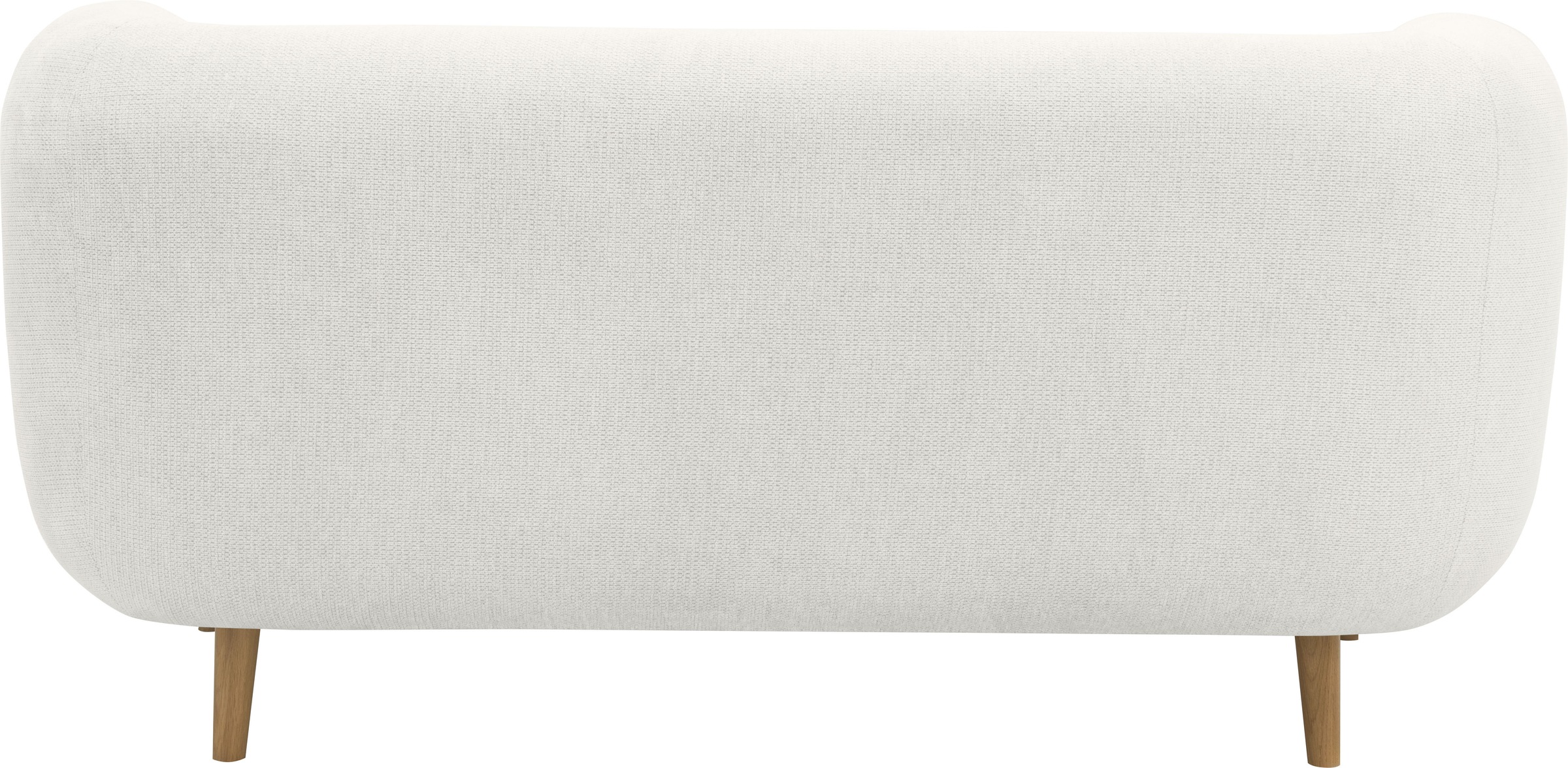 Home affaire 2-places »Tistam Runde Form,« perfektes Einzelstück, organische Form, Füsse aus massivem Holze