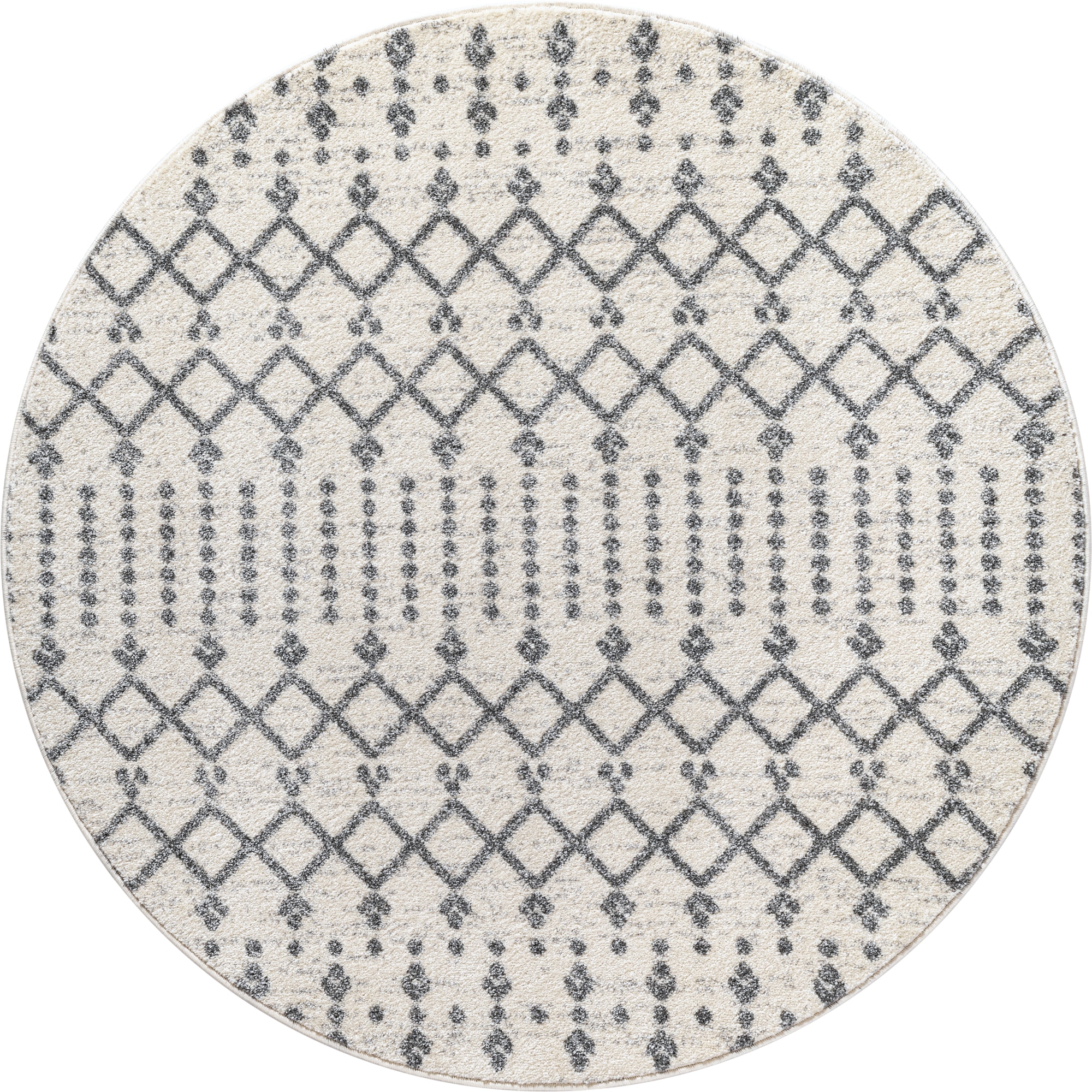 Sanat »Boho 8203  , auch als Läufer und in Rund« rund 10 mm Höhe Kurzflor, robust, Boho, Scandic, für Fussbodenheizung geeignet