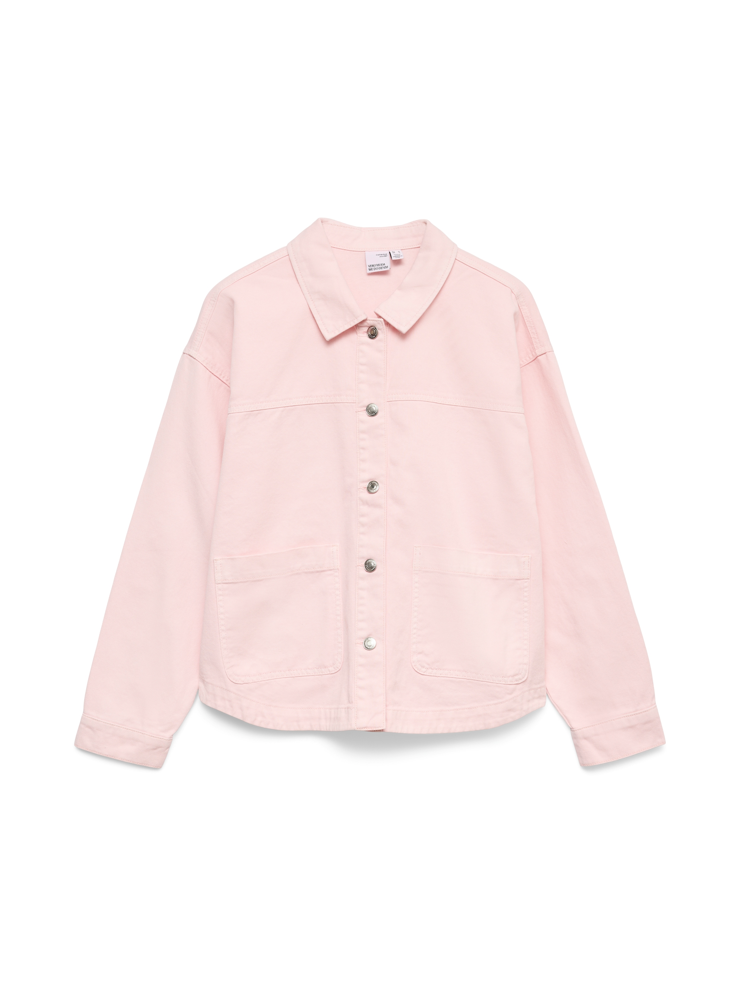 Vero Moda Veste en jean »VMJAMIE LS DENIM SHACKET MIX NOOS« mélange de coton