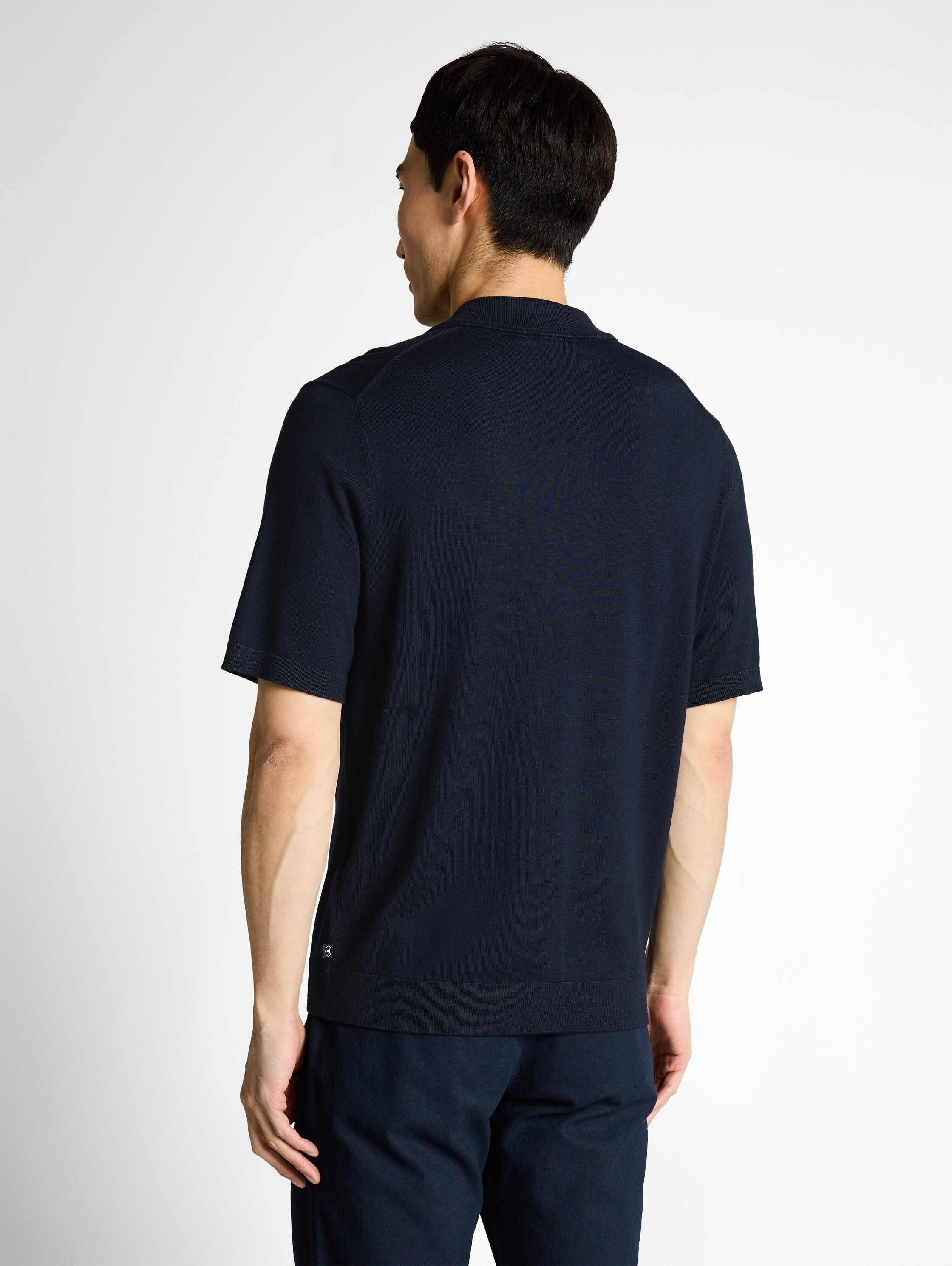 TOM TAILOR Pull en tricot avec bord-côte côtelé