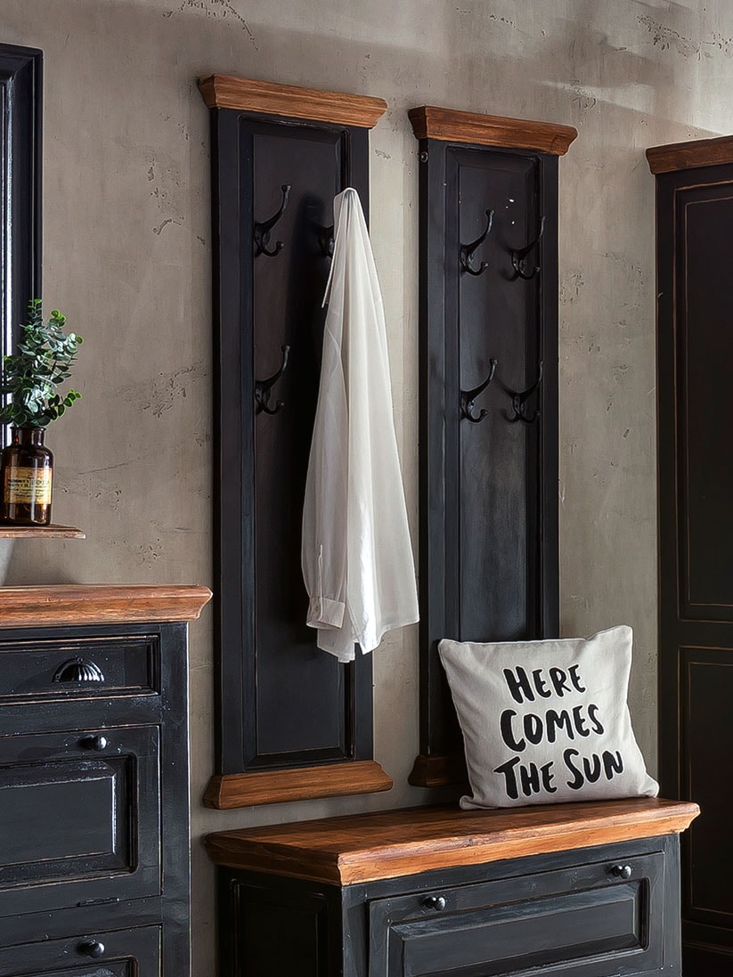 SIT Garderobenpaneel »Corsica« mit Schublade, Shabby Chic, Vintage