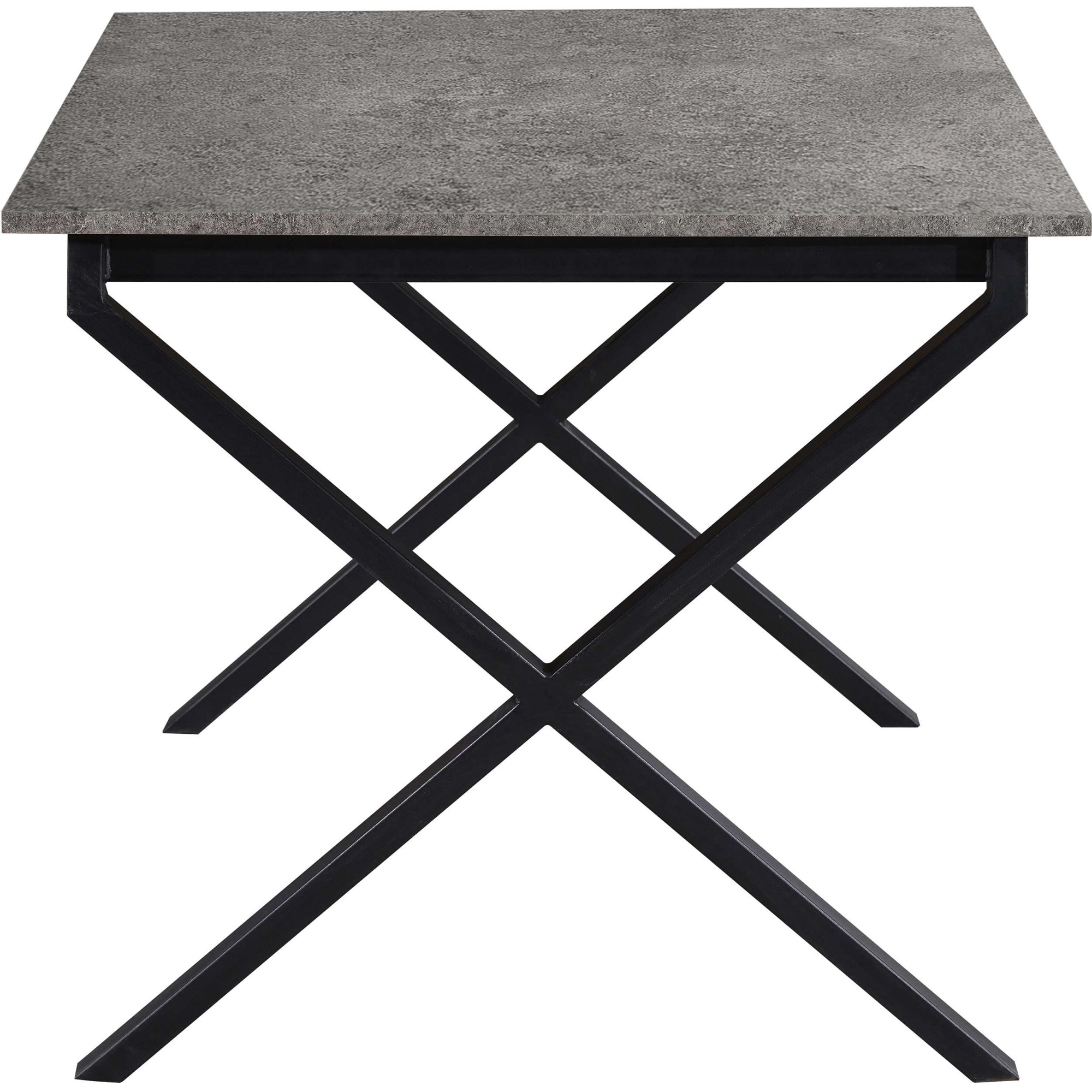 GOODproduct Table de salle à manger »Boddhi« schwarzes Metallgestell, Plattenvarianten wählbar, sowie Grössen