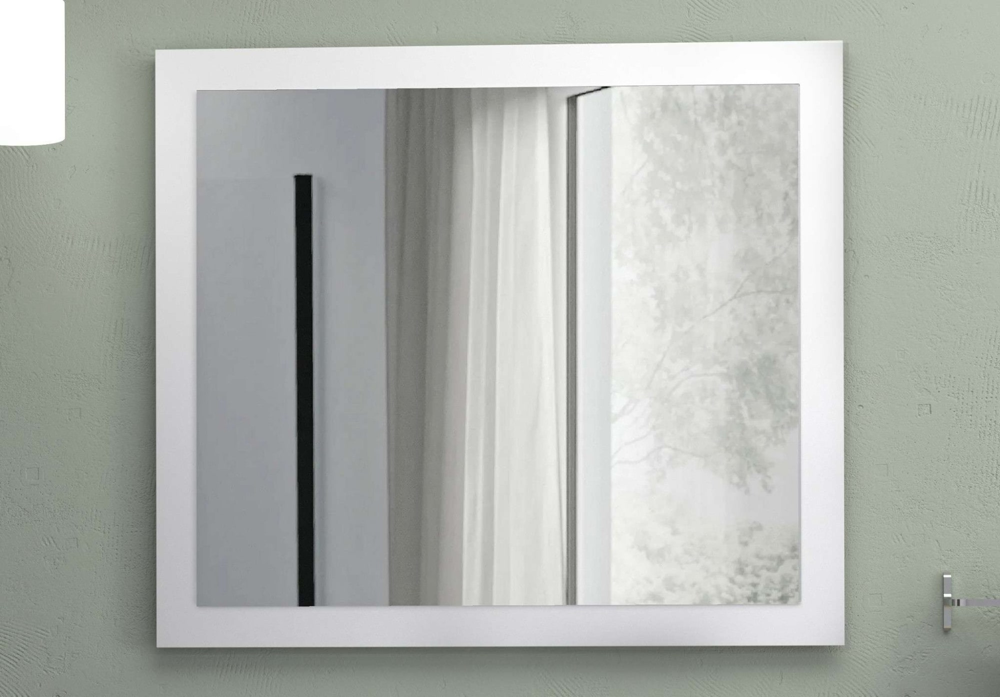 welltime Miroir de salle de bain »Garda, Waschbeckenunterschrank,Breite 80 cm,Waschtisch« Breite 80 cm- Passend zur Serie Garda
