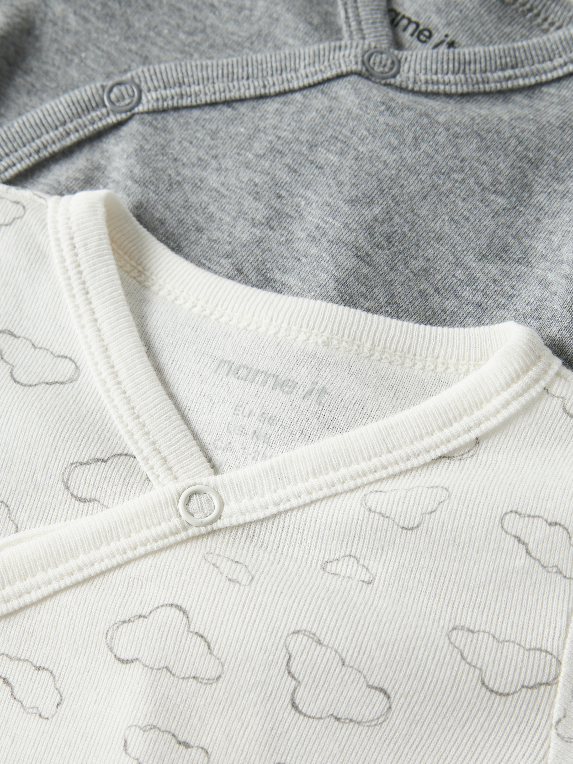 Name It Body à langer à manches longues »NBNBODY 2P LS WRAP CLOUD NOOS« Packung, 2 pièces