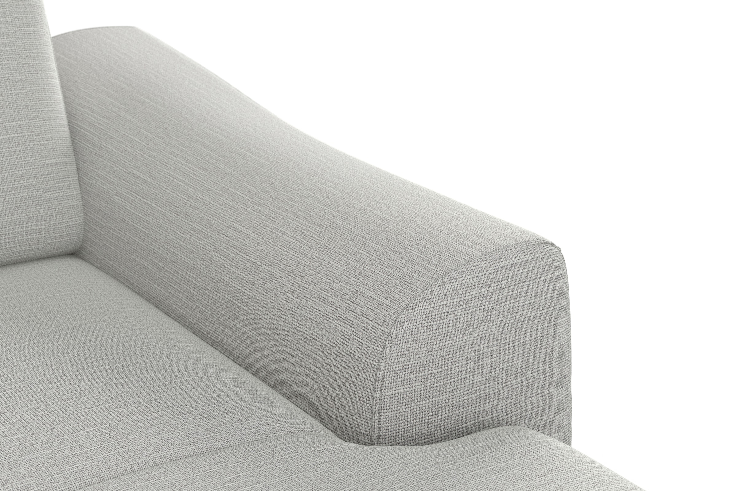 sit&more Wohnlandschaft »Dundee U-Form« mit Federkern und Edelstahlfüssen, wahlweise mit Kopfteilverstellung