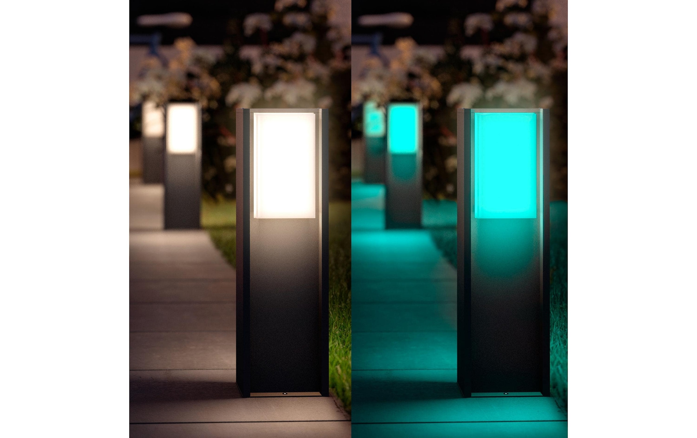 Philips Hue Lampe de socle »Philips Hue Gartenlicht Turaco 1100 lm « RVB | blanc chaud - blanc froid