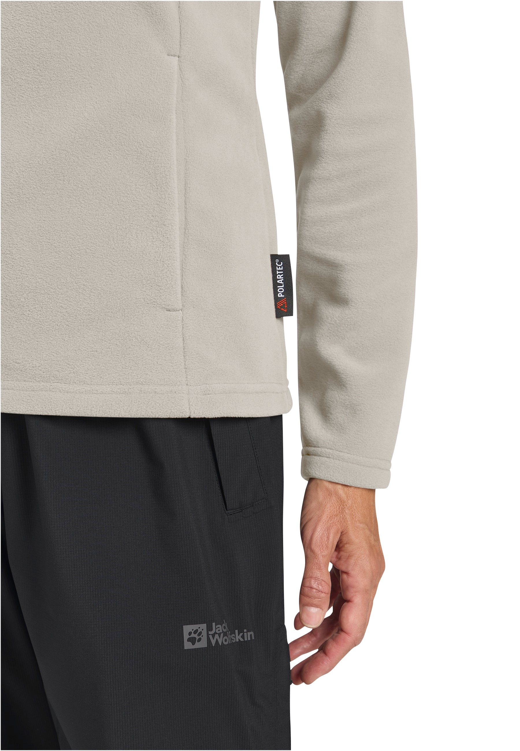 Jack Wolfskin Fleecejacke »TAUNUS« leichter, dehnbarer, atmungsaktiver Midlayer, Übergangsjacke
