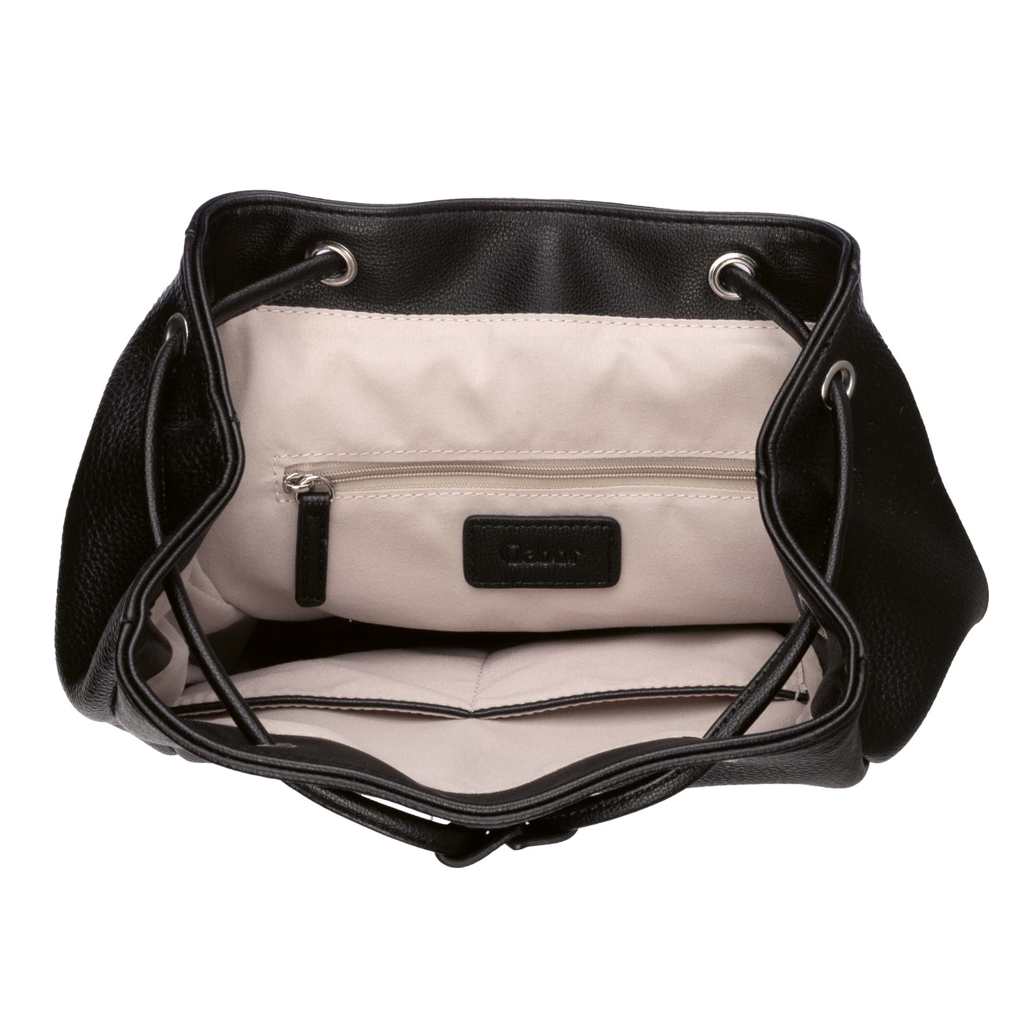 Gabor Rucksack »Elfie« aus fein genarbtem, glattem Kunstleder und mit einem Logo Rubber Patch