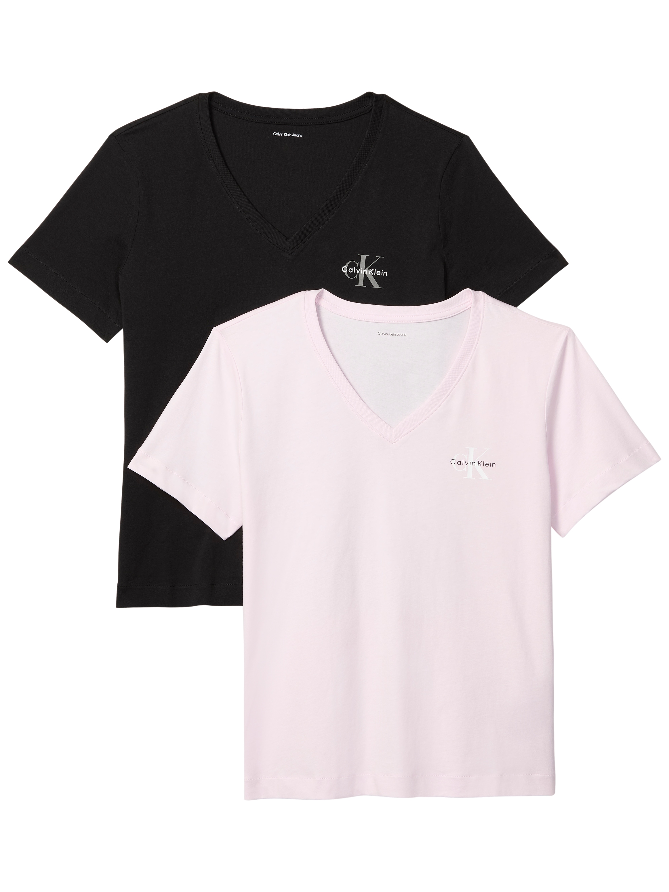 Calvin Klein Jeans T-Shirt »MONOLOGO VNK 2PACK TEE« Packung, 2er-Pack, 2 tlg. , Logoschriftzug