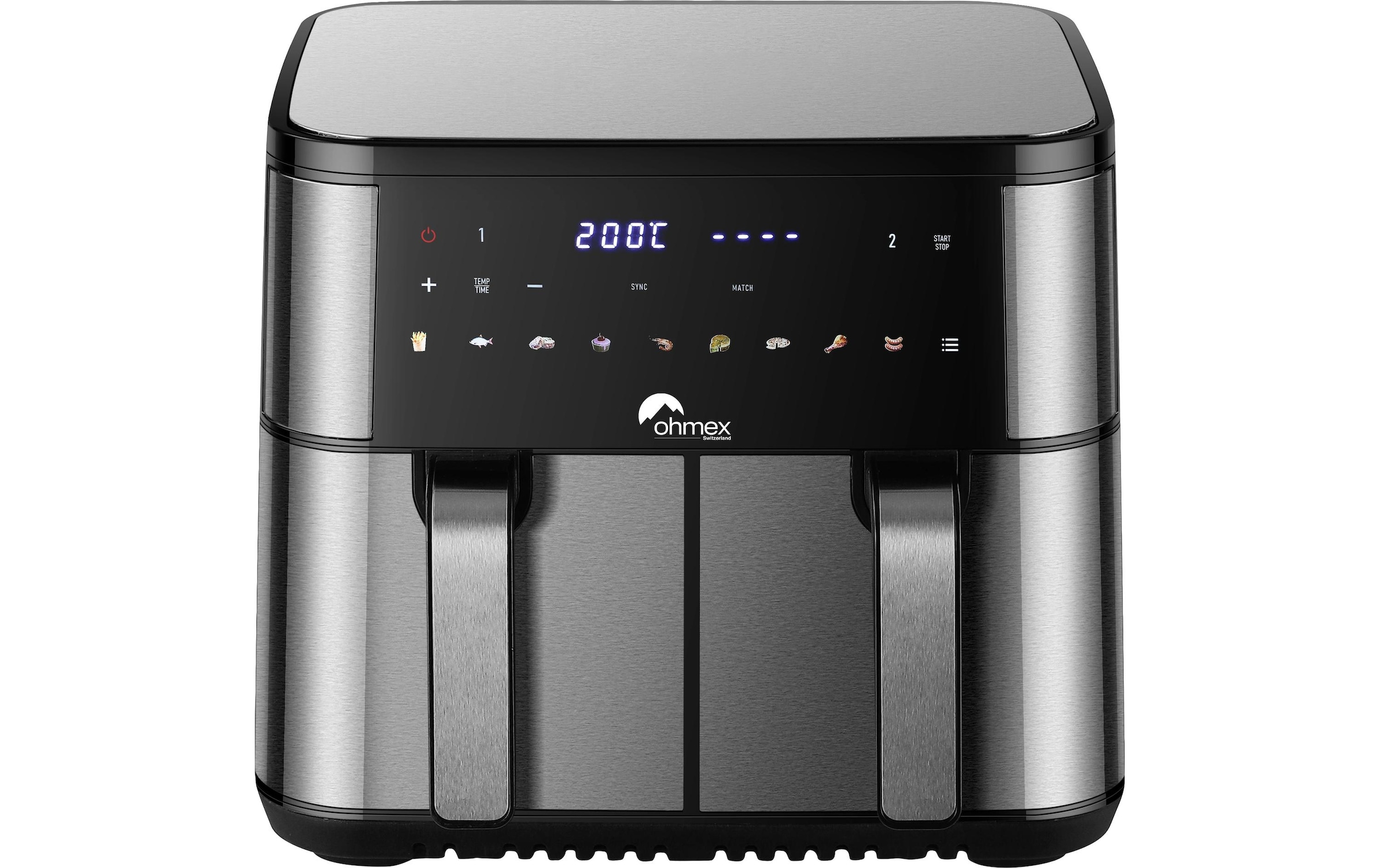 ohmex Heissluftfritteuse »Airfryer OHM-FRY-1810AIR 10 l«