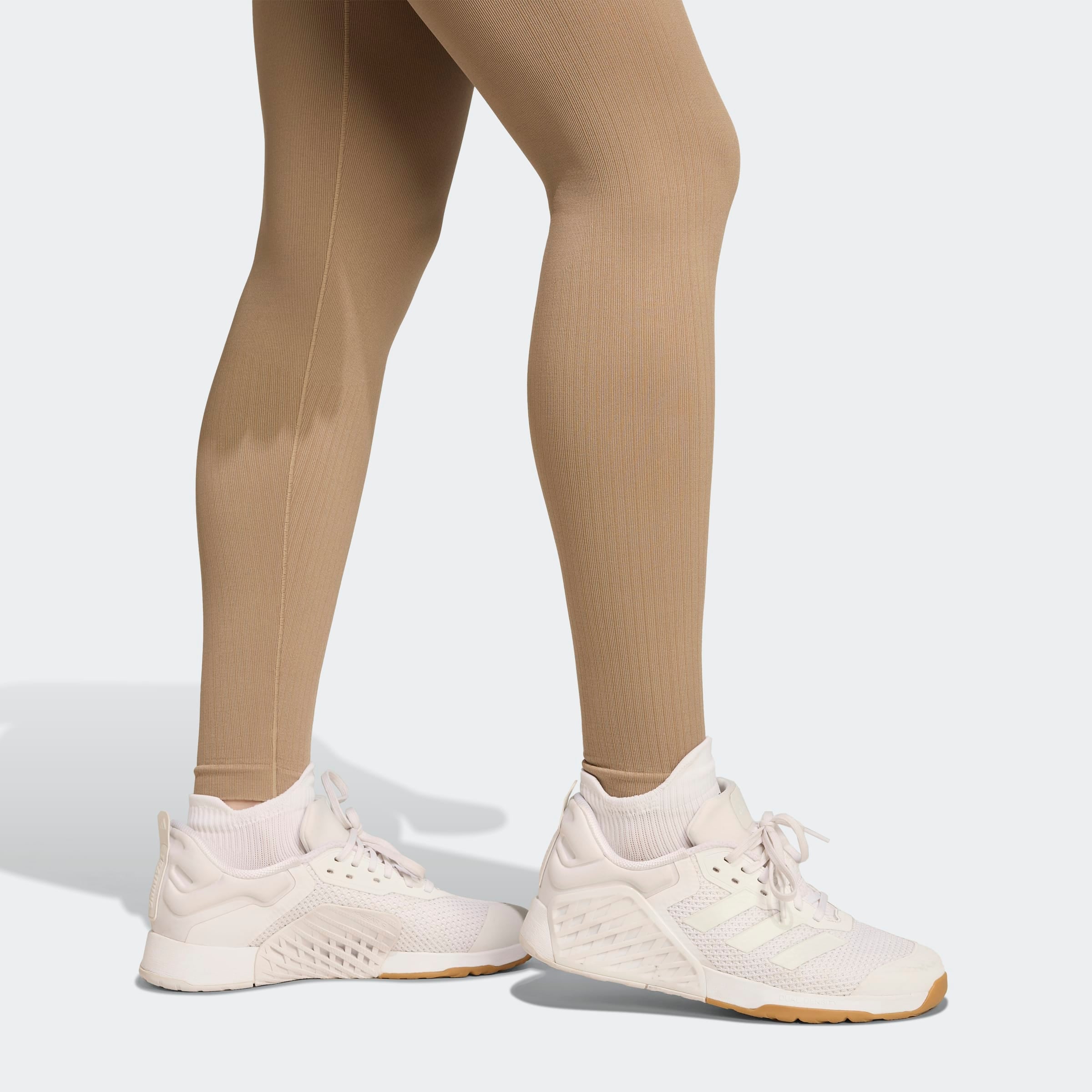 adidas Performance Trainingstights »WORKOUT ESSENTIALS FULL-LENGTH KNIT LEGGINGS«  nahtloses Strickmaterial, stützend, mit CLIMACOOL