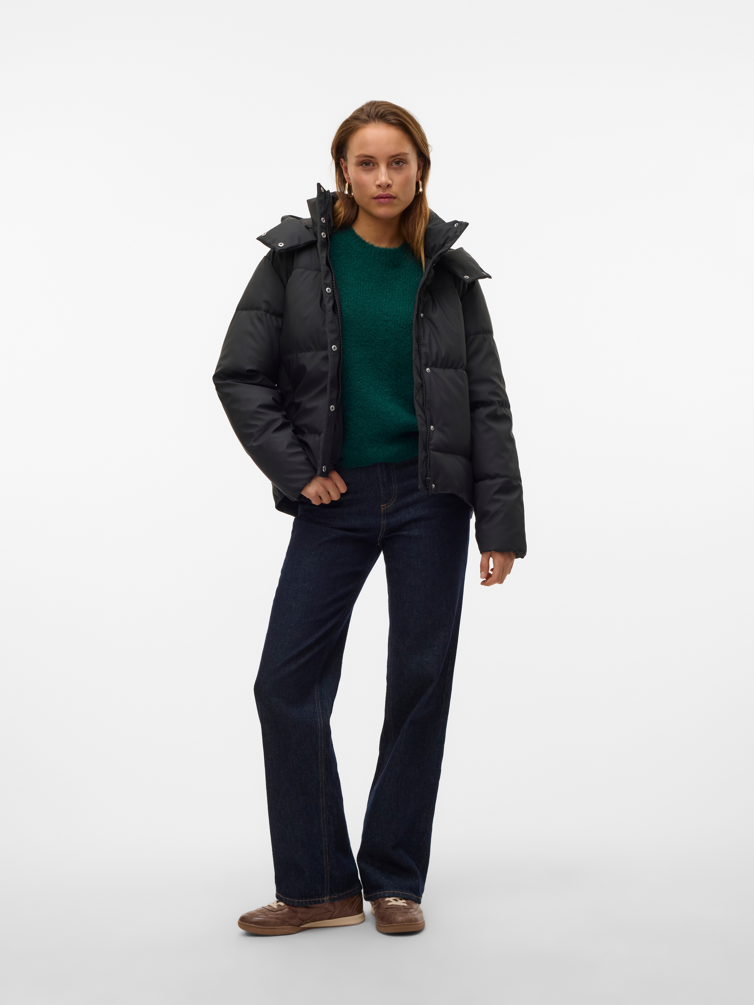 Vero Moda Veste matelassée »VMGRETAKYLIE SHORT COATED JACKET NOOS« avec capuche similicuir