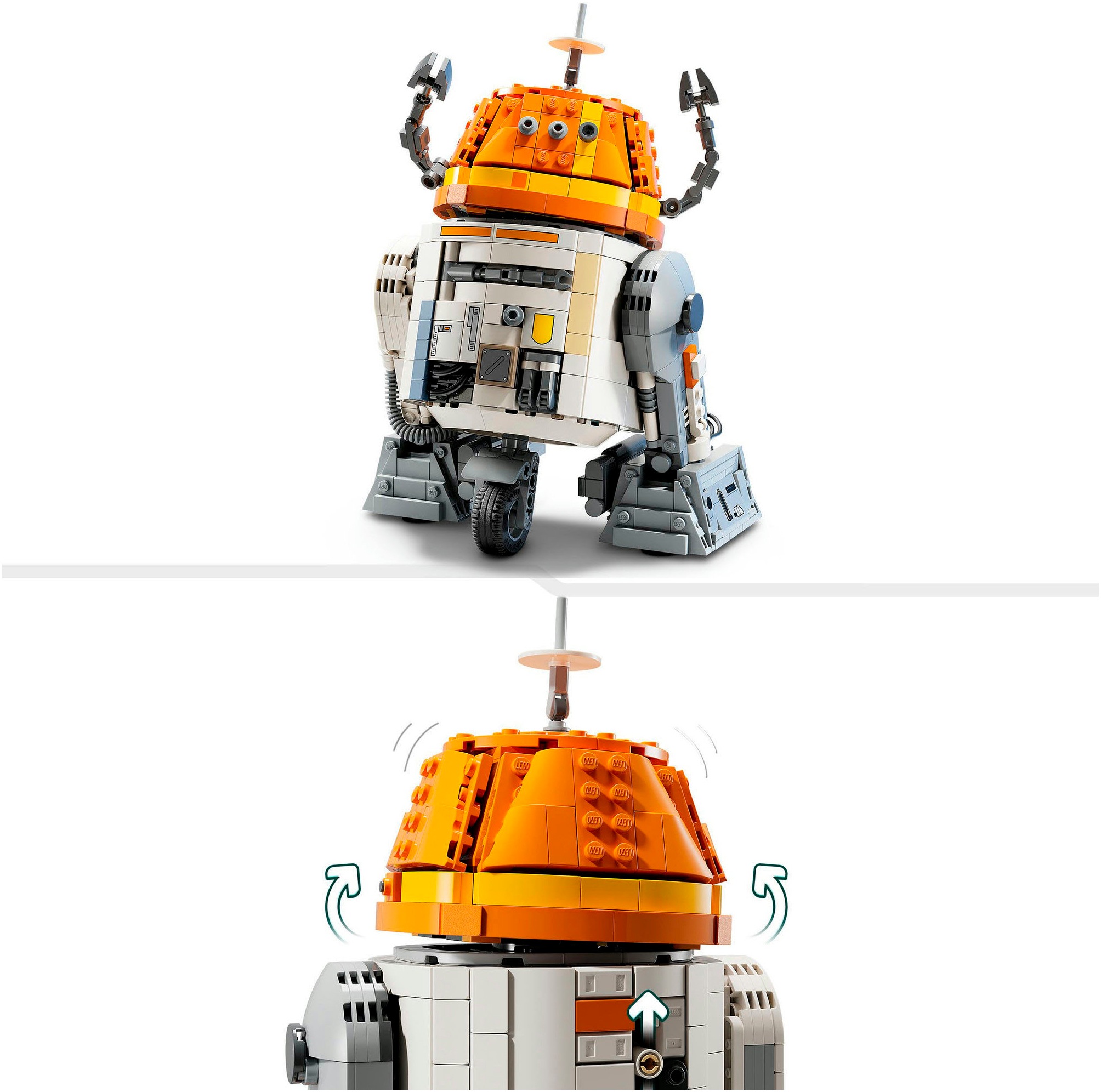 LEGO® Konstruktionsspielsteine »Astromech-Droide Chopper (C1-10P) (75416), LEGO Star Wars ™« Made in Europe