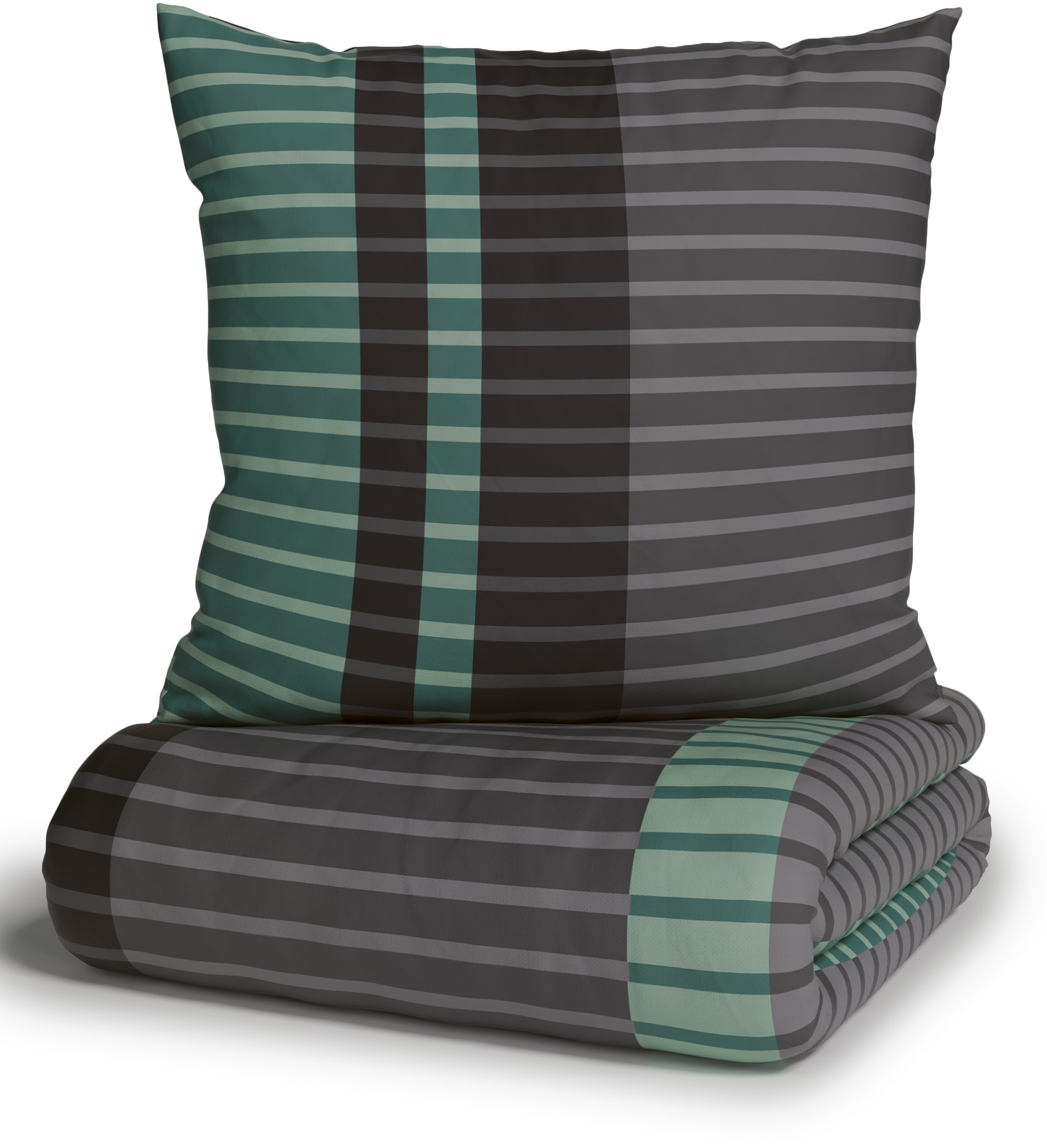 GOODproduct Bettwäsche »Philine« 2 Stk. mit modernen Streifen, Bettwäsche aus Baumwolle, ab Gr. 135x200 cm