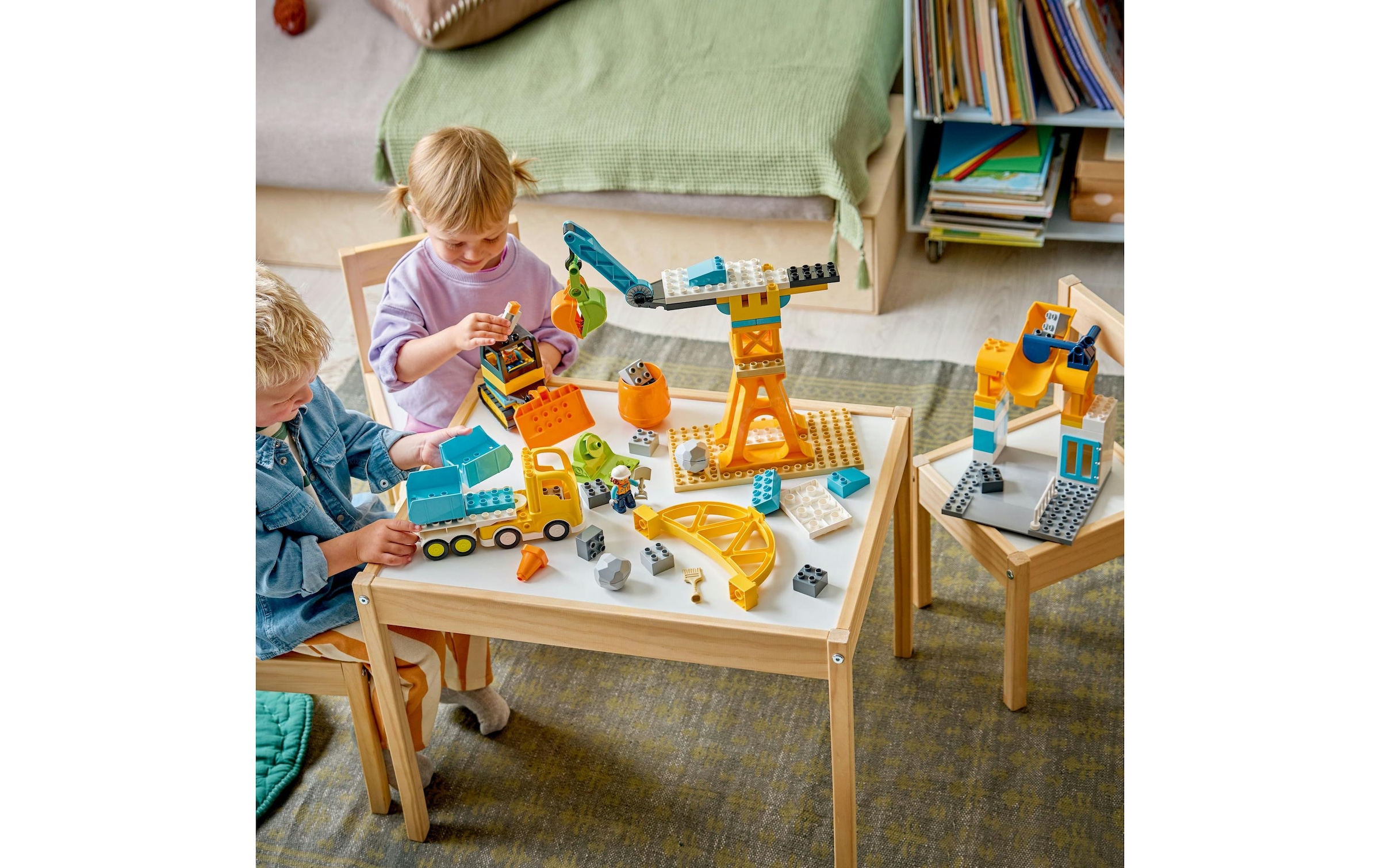   Konstruktionsspielsteine »DUPLO® Baustelle mit Baufahrzeugen – 3-in-1-Set 10476« Kategorie: Baustelle