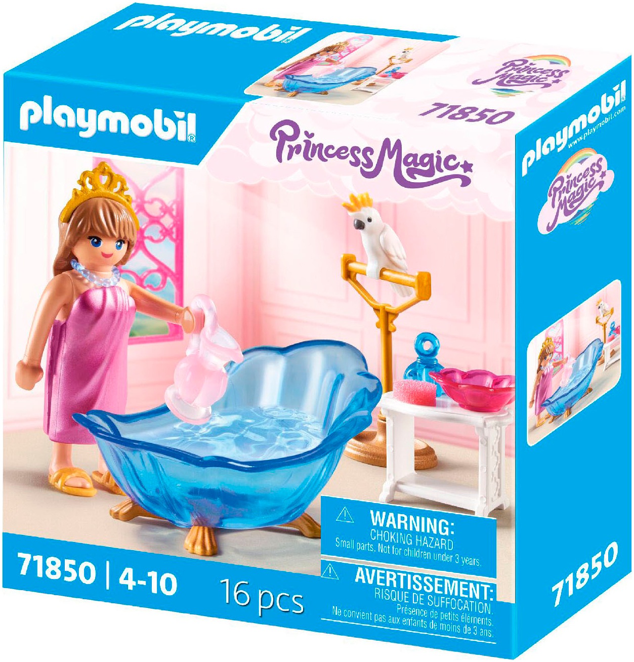 Playmobil® Jeu de construction »Badezimmer für Prinzessin (71850), Playmobil Princess Magic«