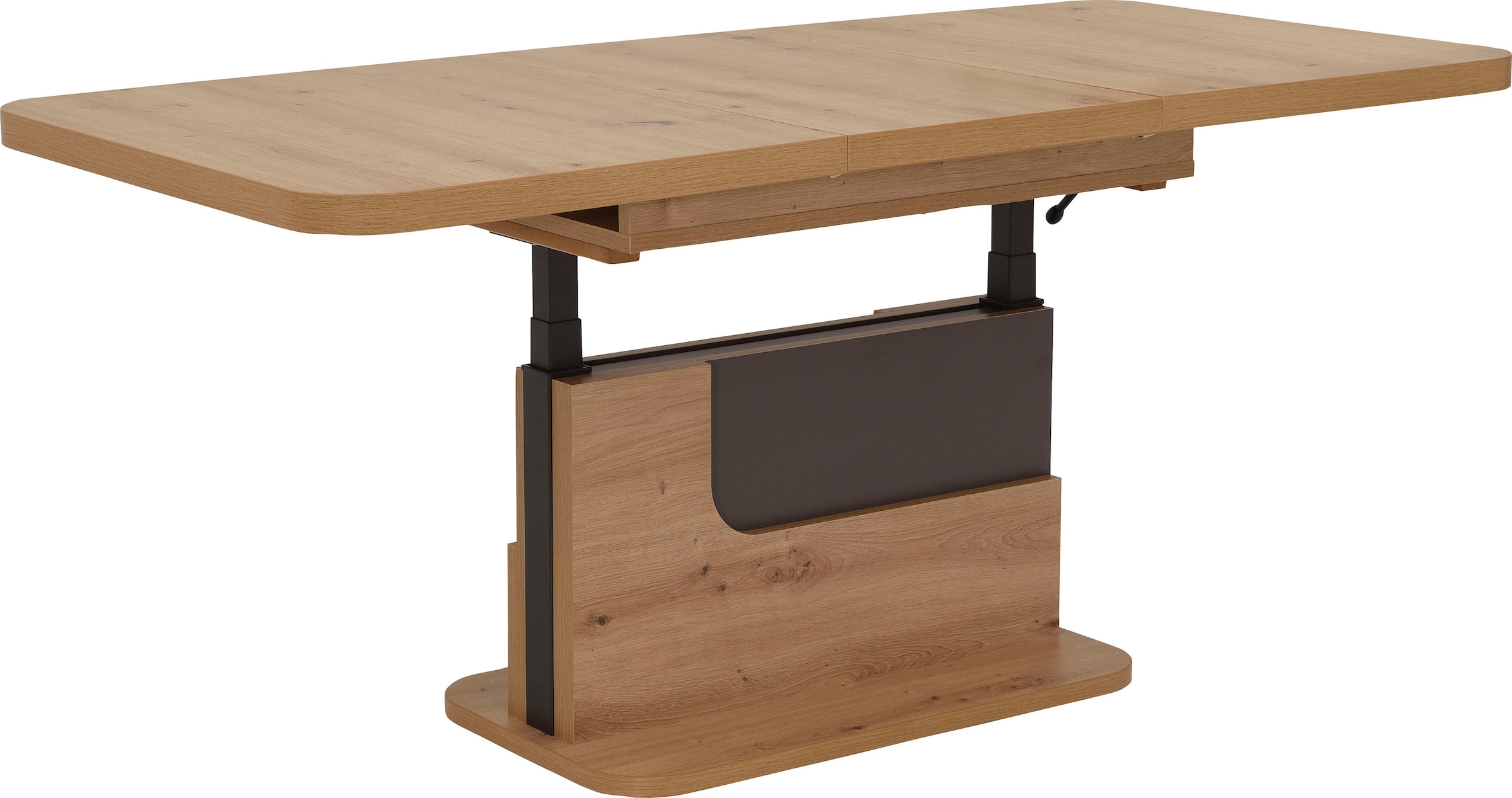 HELA Couchtisch mit Funktion, ausziehbar und höhenverstellbar