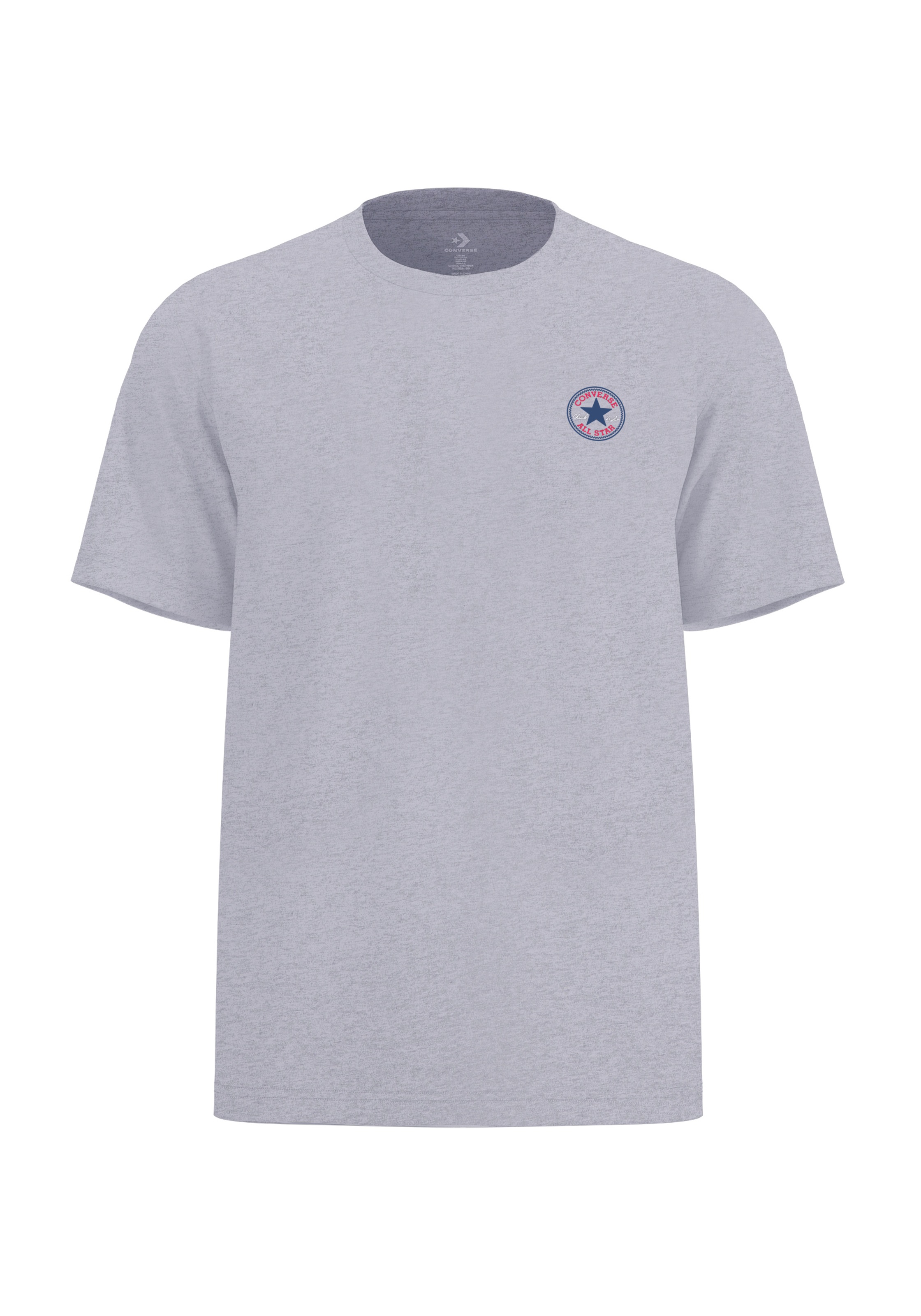 Converse T-shirt »CORE CHUCK PATCH TEE« design à manches courtes, col rond, sans fermeture, en coton