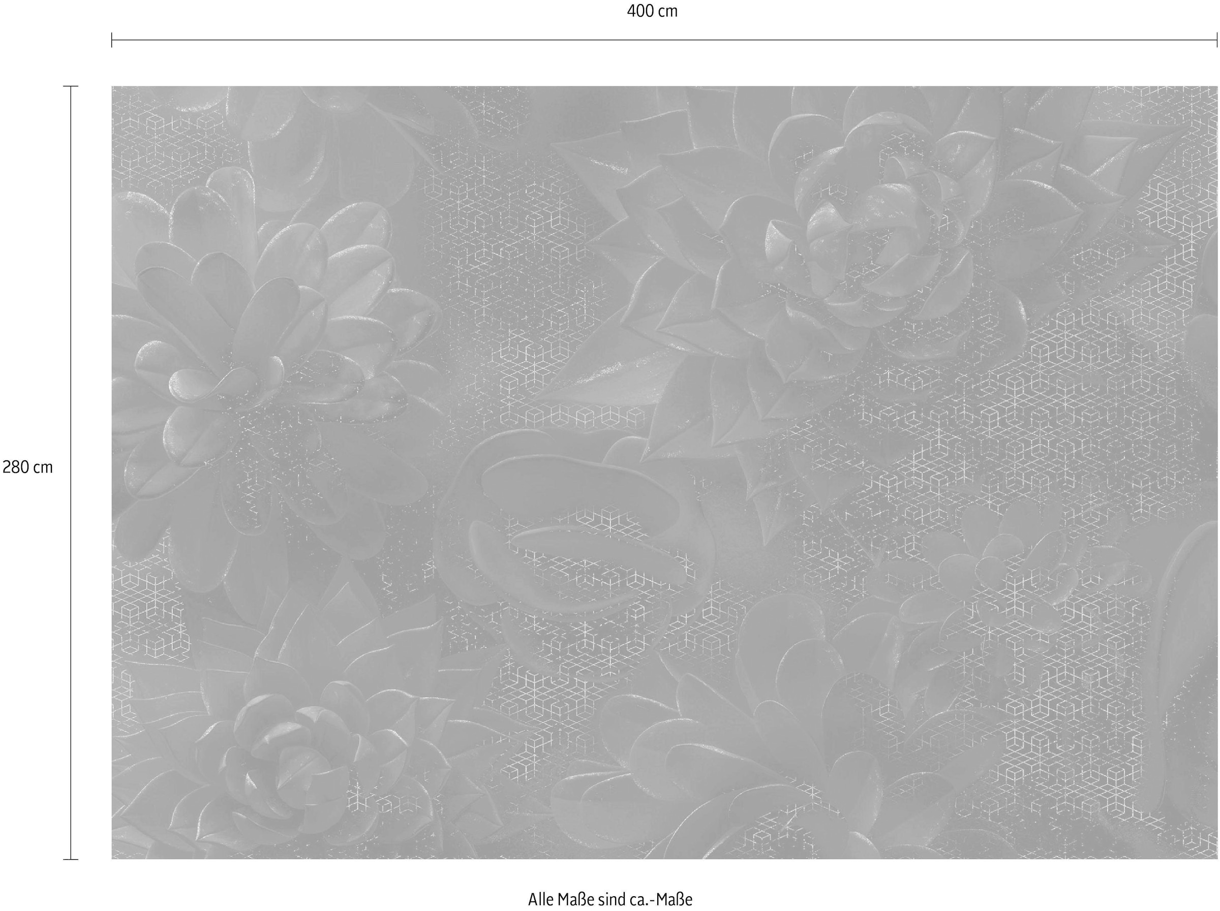 Komar Vliestapete »Digitaldruck Vlies -  Ombres - Grösse 400 x 280 cm« bedruckt glatt Wohnzimmer, Schlafzimmer